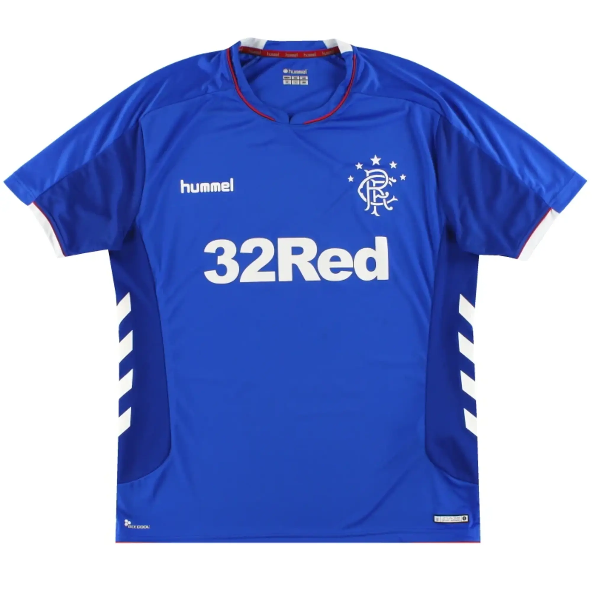 2018-19 Rangers Hummel Home Shirt L - Rangers / Excellent / Large