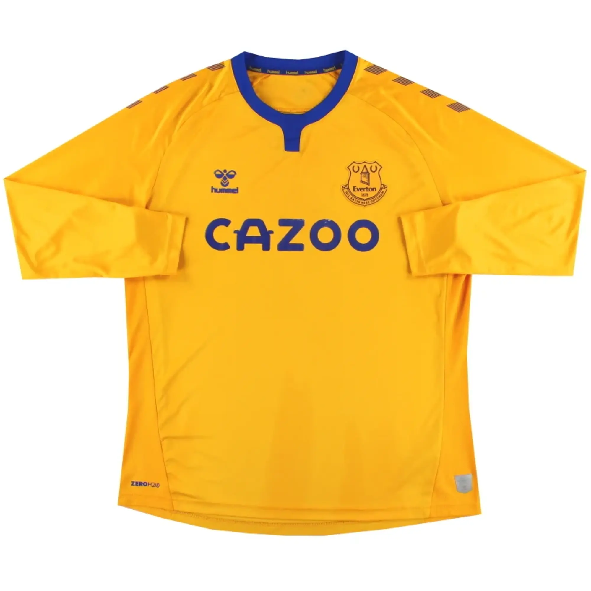 2020-21 Everton Hummel Away Shirt L/S XXL - Everton / Excellent / XXL