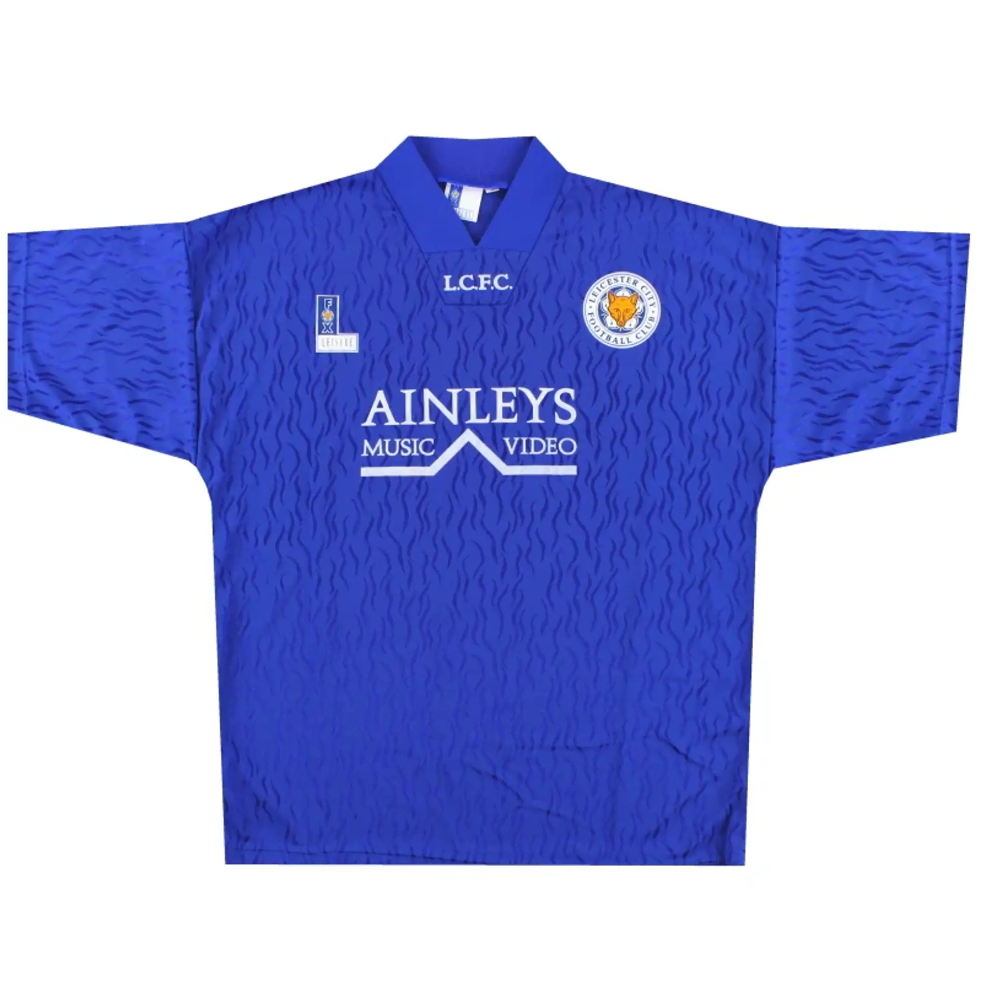 1992-94 Leicester Fox Leisure Home Shirt *As New* L - Leicester City / As New / Large
