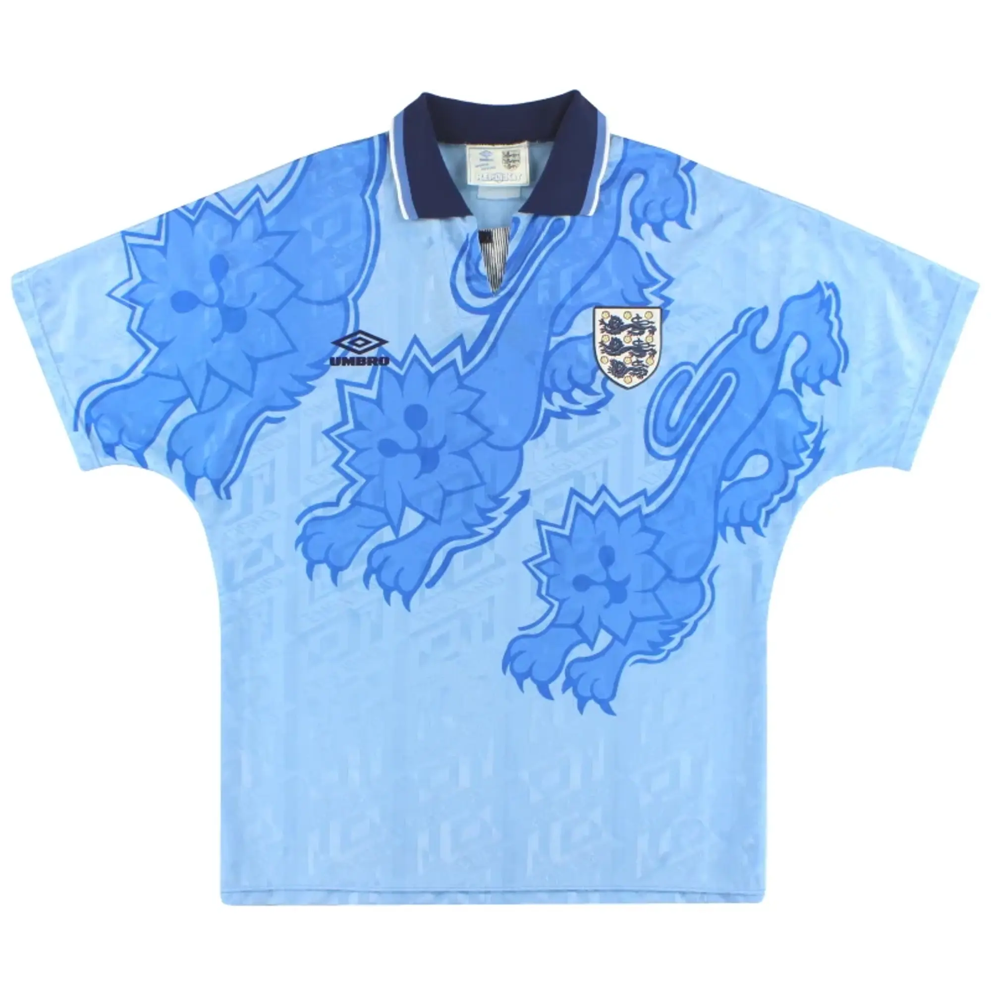 1992-93 England Umbro Third Shirt XXL - England / Excellent / XXL