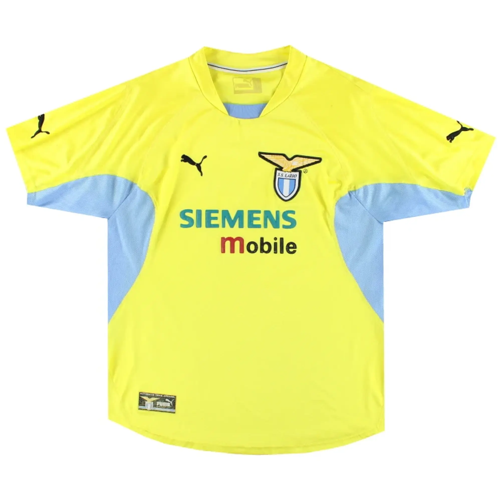 2001-02 Lazio Puma Away Shirt S - Lazio / Very good / Small