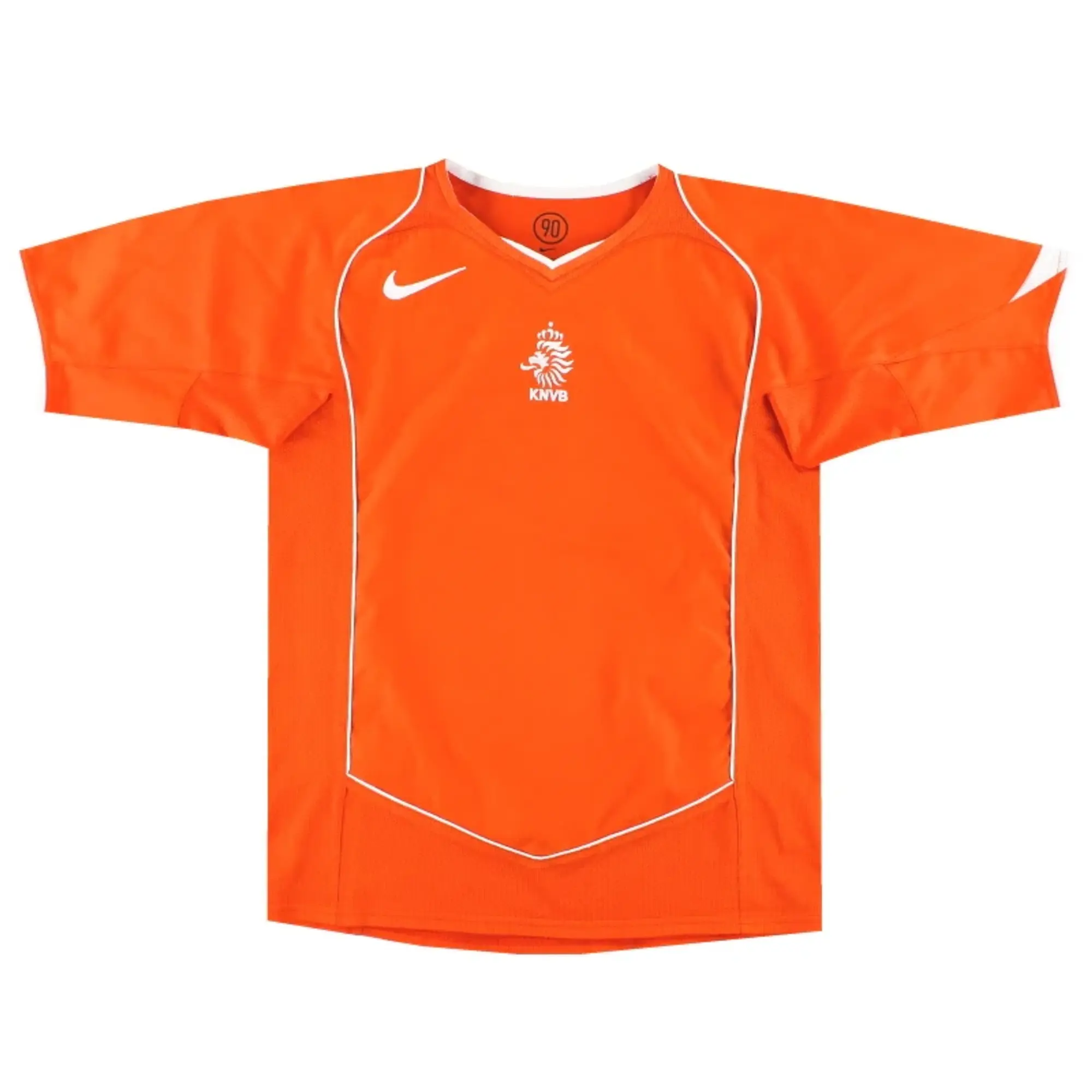2004-06 Holland Nike Home Shirt L.Boys - Holland / Excellent / Youth