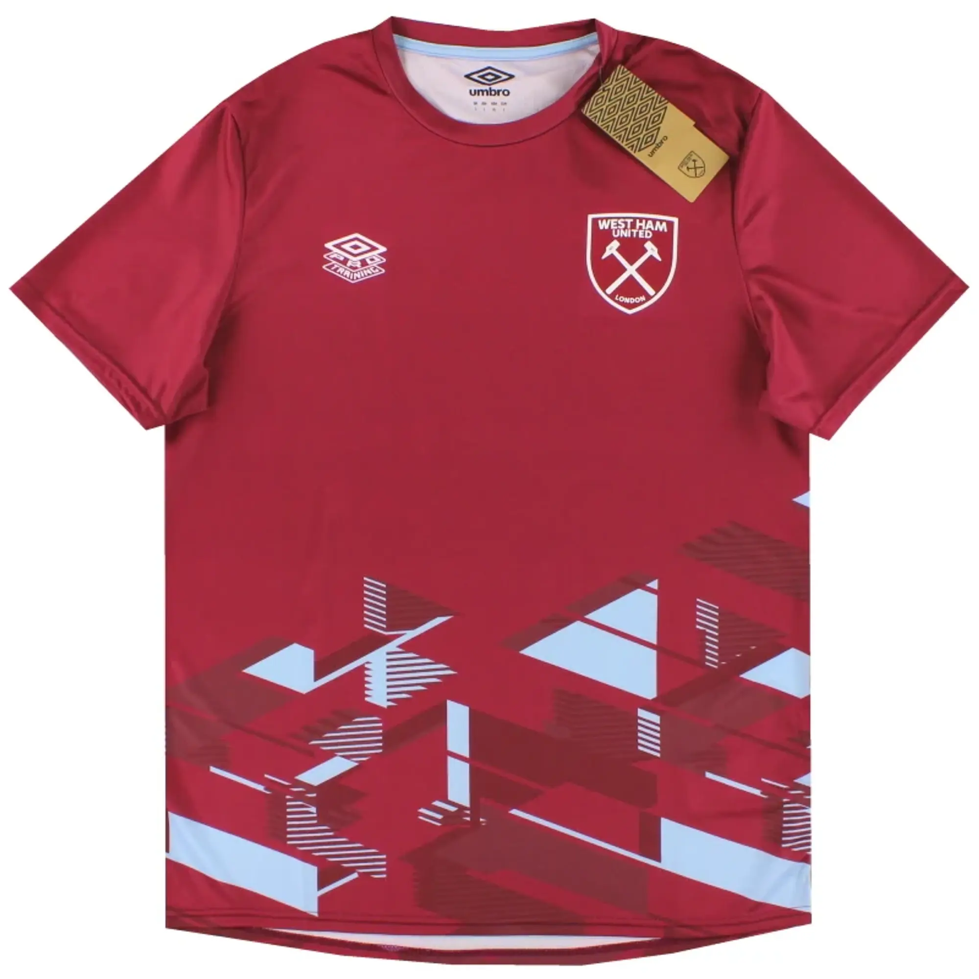 2023-24 West Ham Umbro Warm Up Shirt *BNIB - West Ham / BNIB / Large