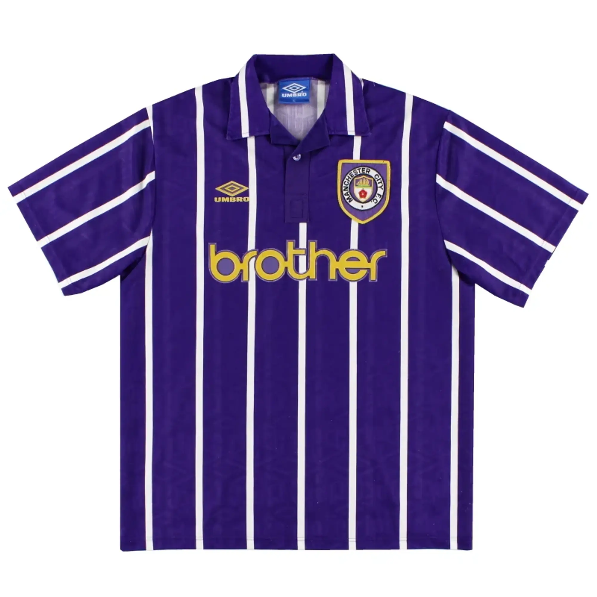 1992-94 Manchester City Umbro Away Shirt XL - Manchester City / Excellent / XL