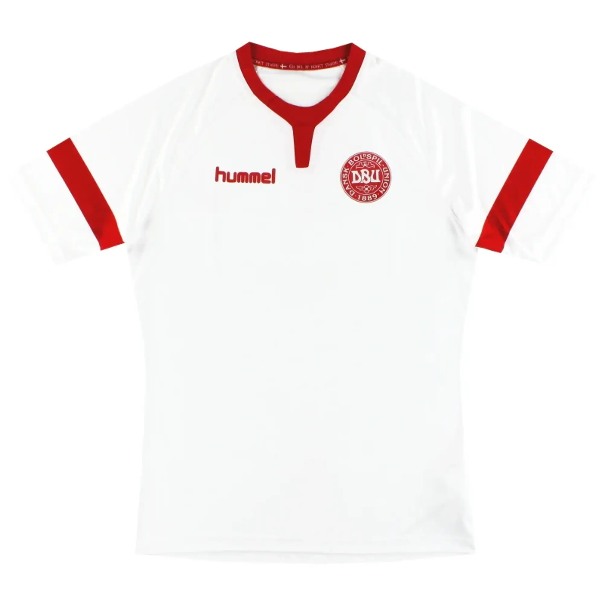 2016 Denmark Hummel Olympics Away Shirt XXXL - Denmark / Very good / XXXL