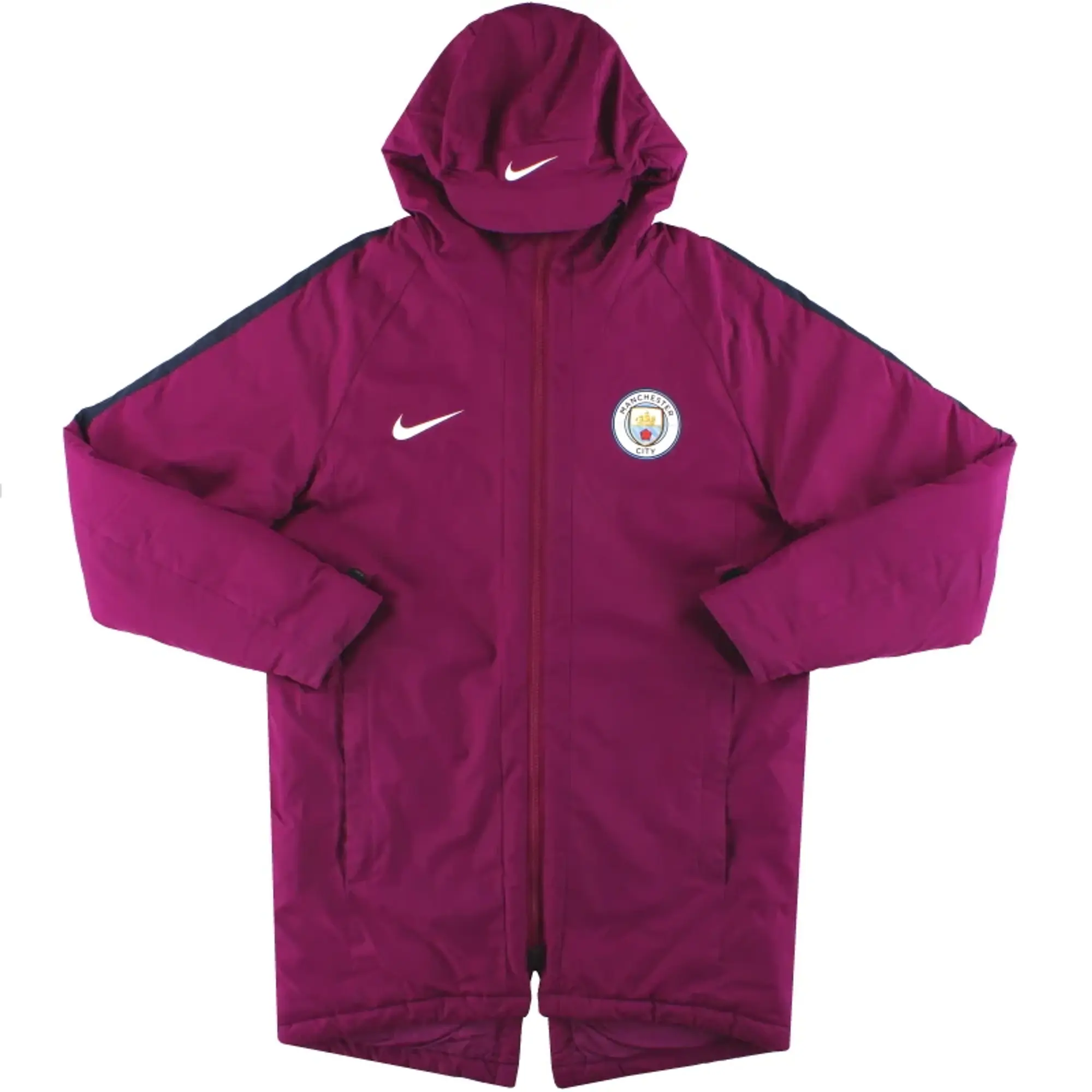 2017-18 Manchester City Nike Player Issue Padded Bench Coat M - Manchester City / Excellent / Medium