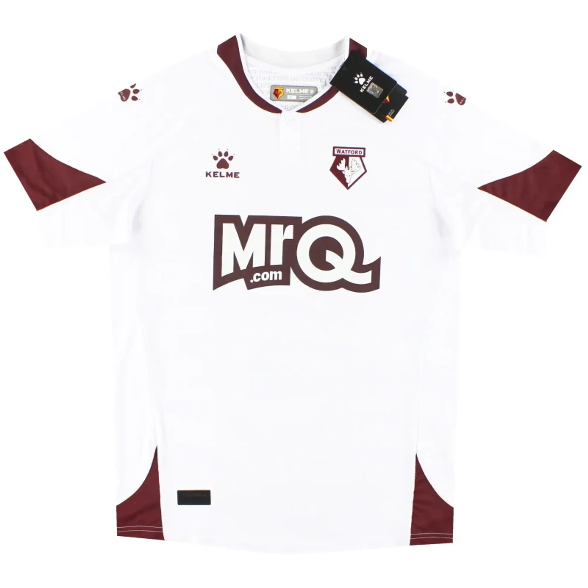 2023-24 Watford Kelme Away Shirt *w/tags* - Watford / w/tags / Small