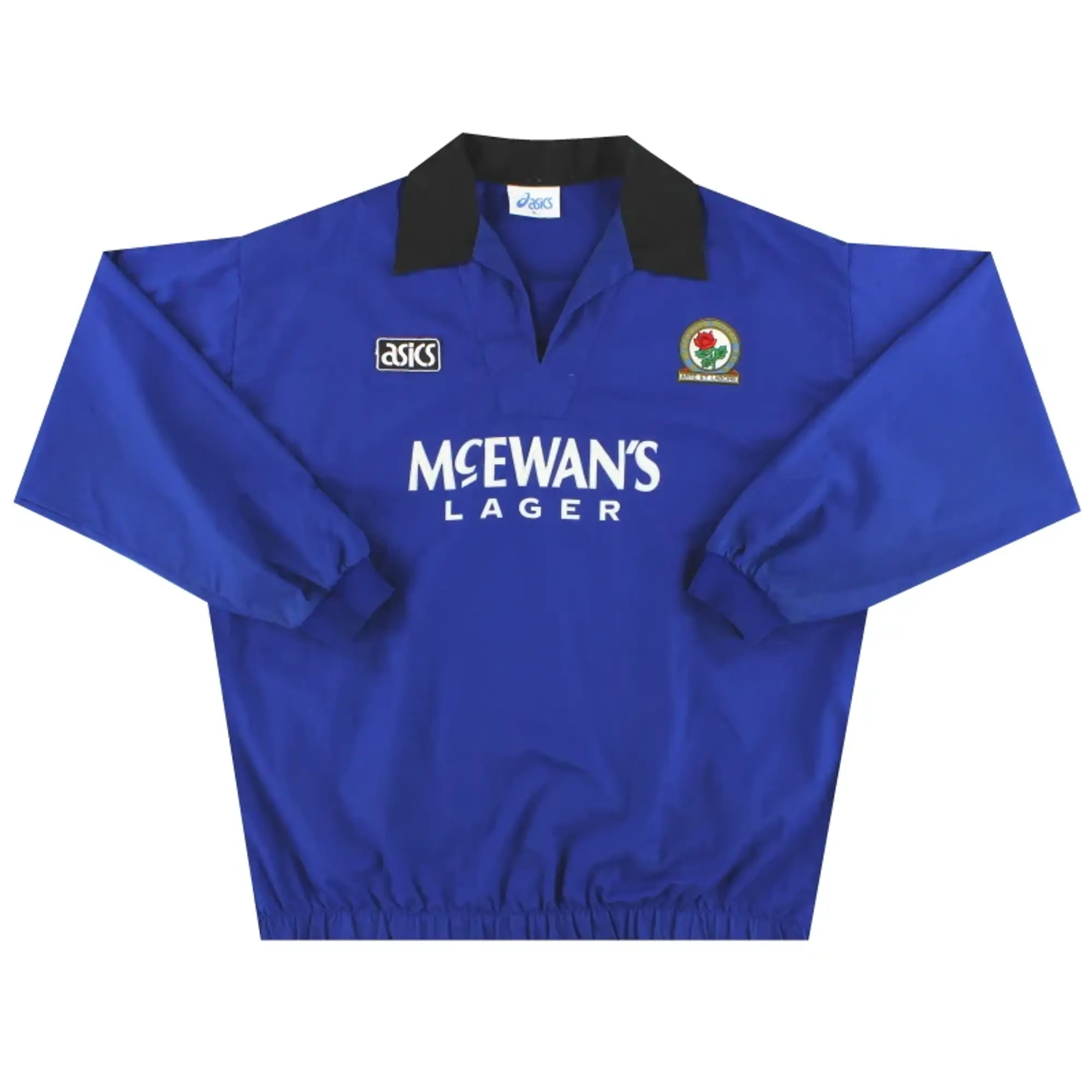 1992-94 Blackburn Asics Drill Top XL - Blackburn Rovers / Excellent / XL