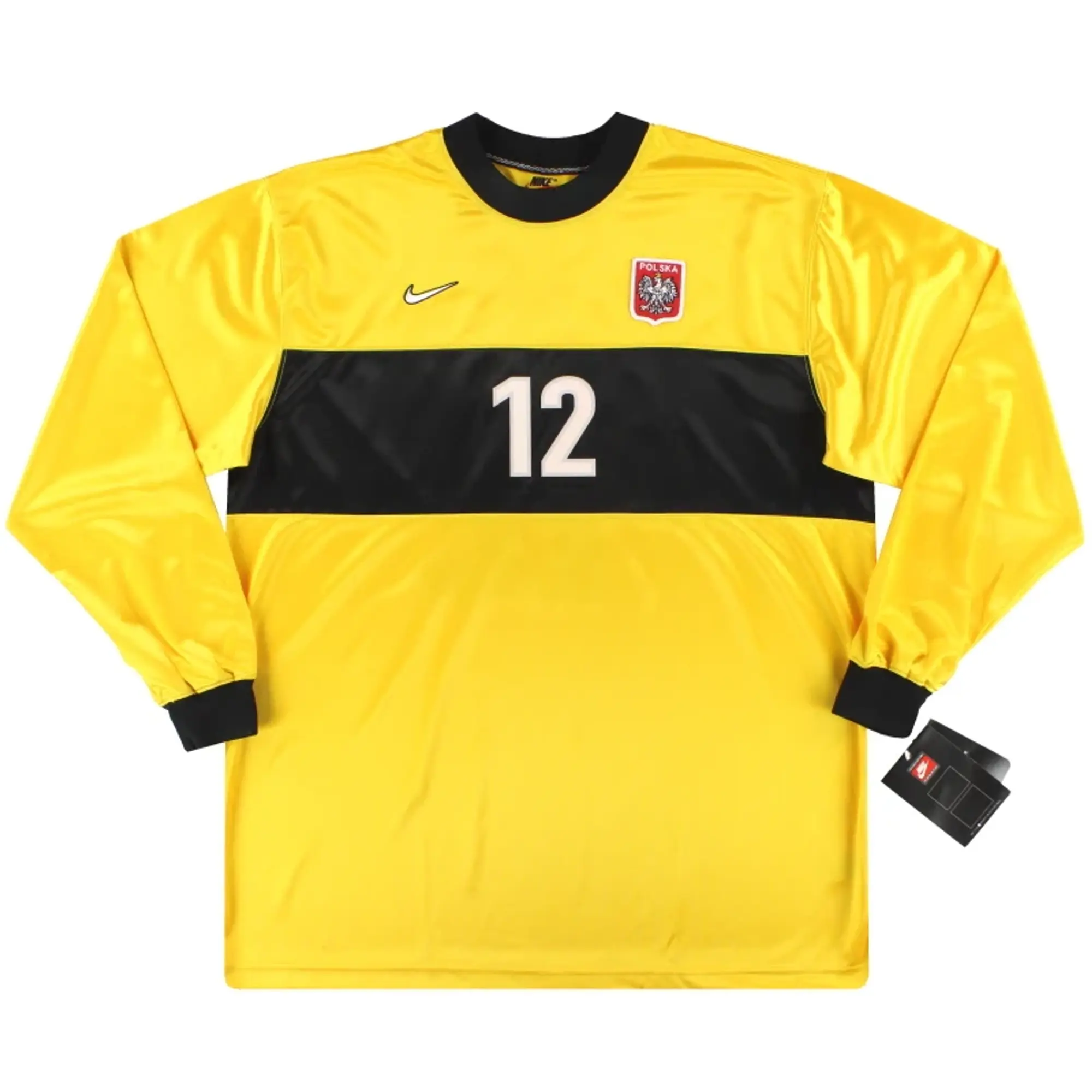 1998-99 Poland Nike Match Issue Goalkeeper Shirt #12 *w/tags* XXL - Poland / w/tags / XXL