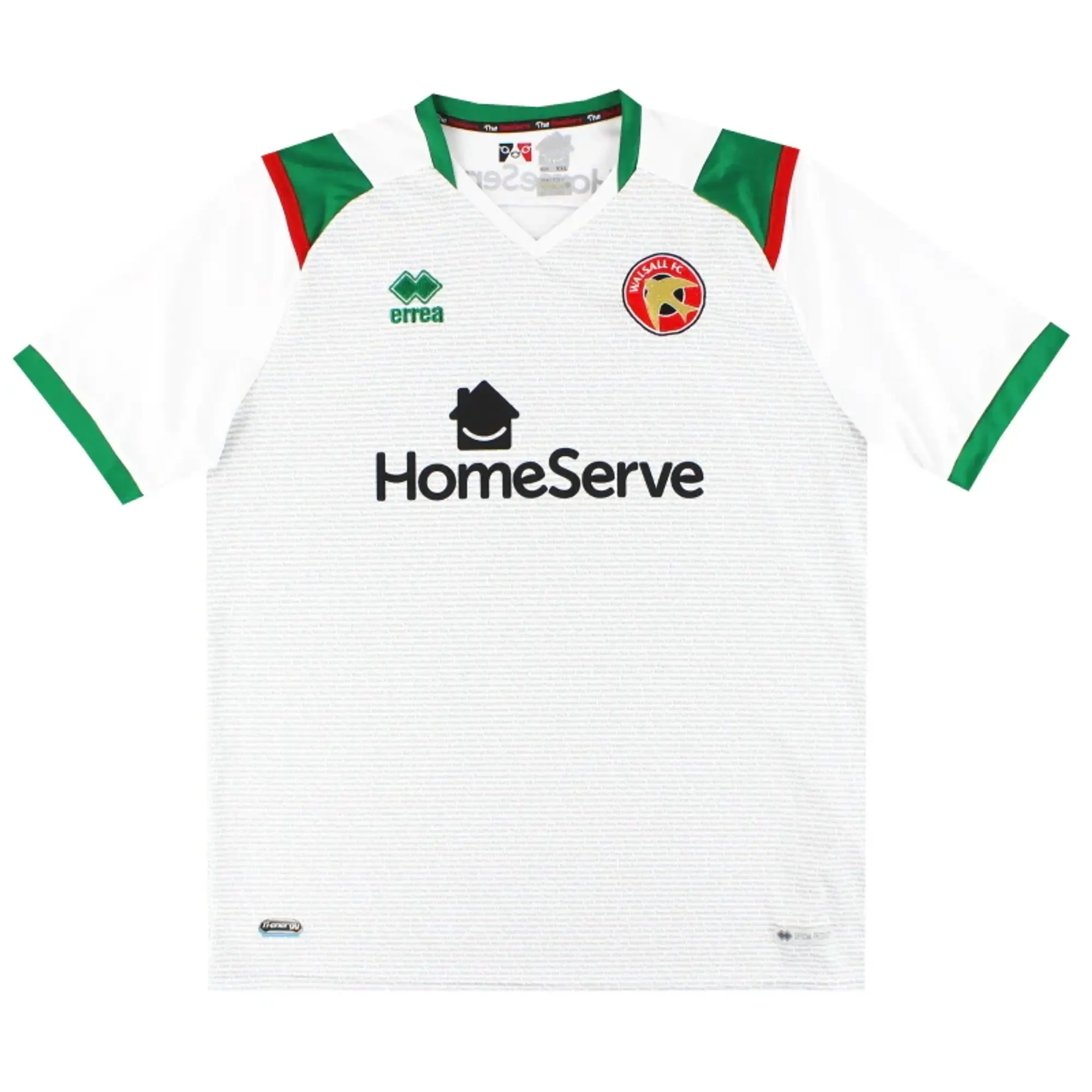 2021-22 Walsall Errea Third Shirt XXL - Walsall / Excellent / XXL