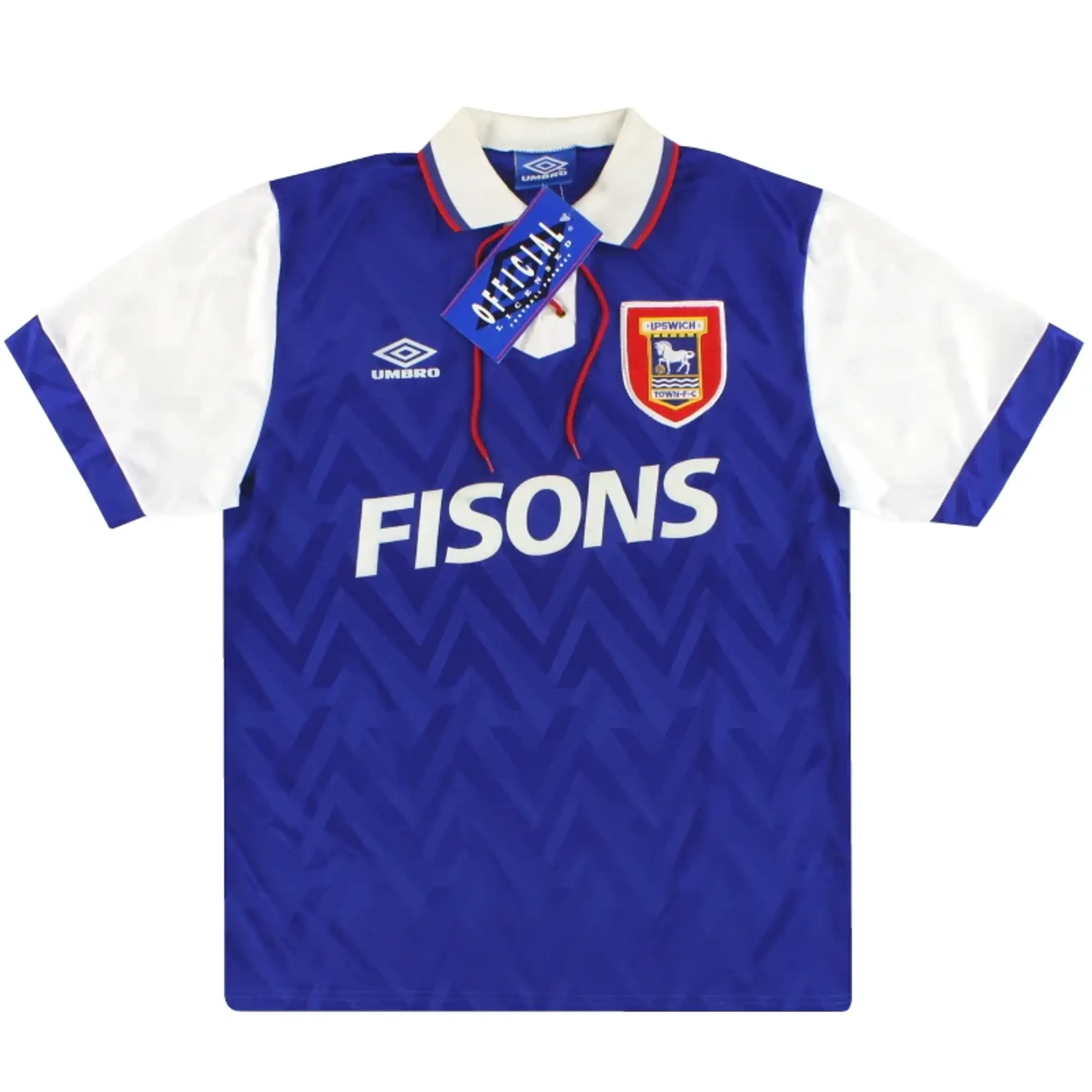 1992-94 Ipswich Umbro Home Shirt *BNIB* - Ipswich / BNIB / Large