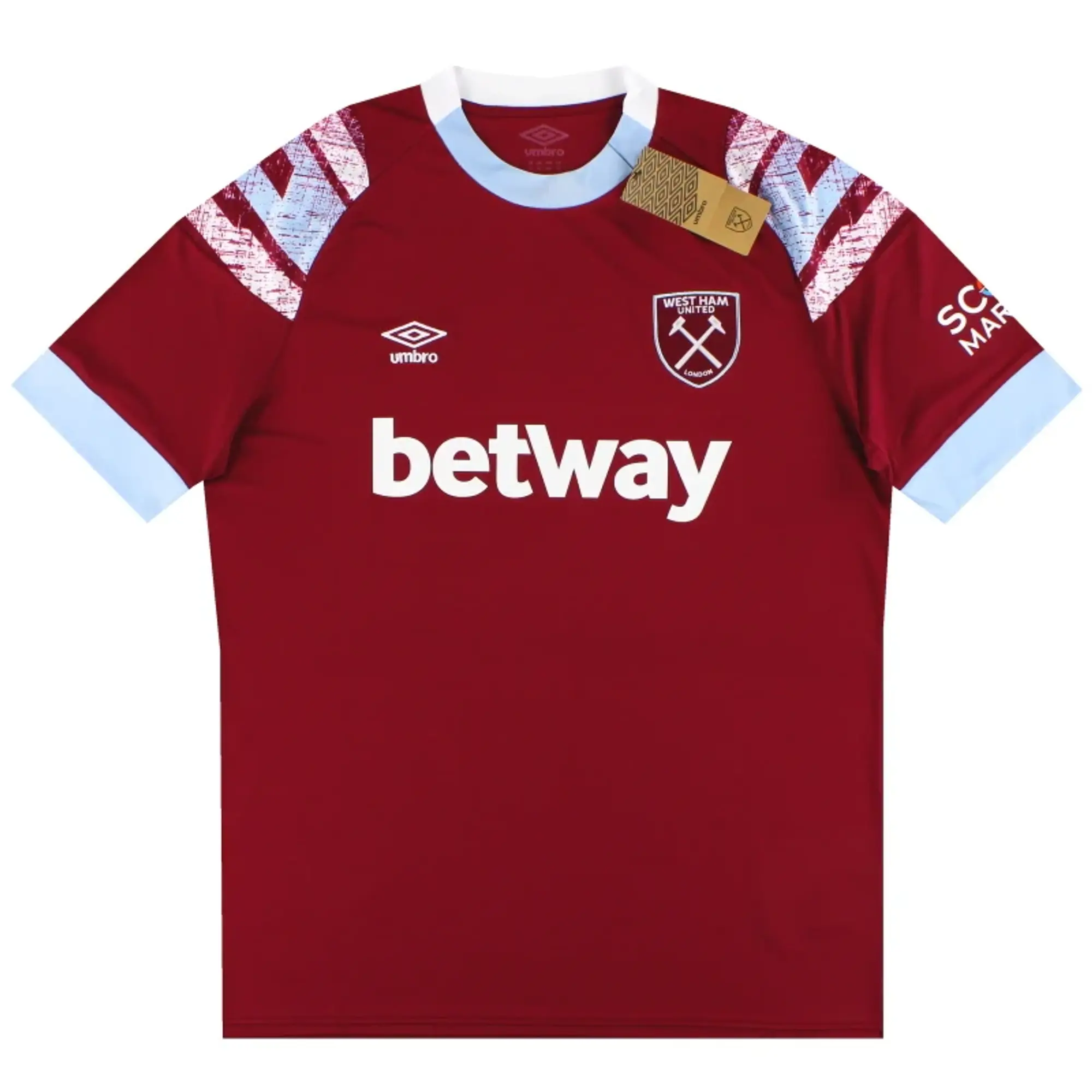 2022-23 West Ham Umbro Home Shirt *w/tags* - West Ham / w/tags / XL