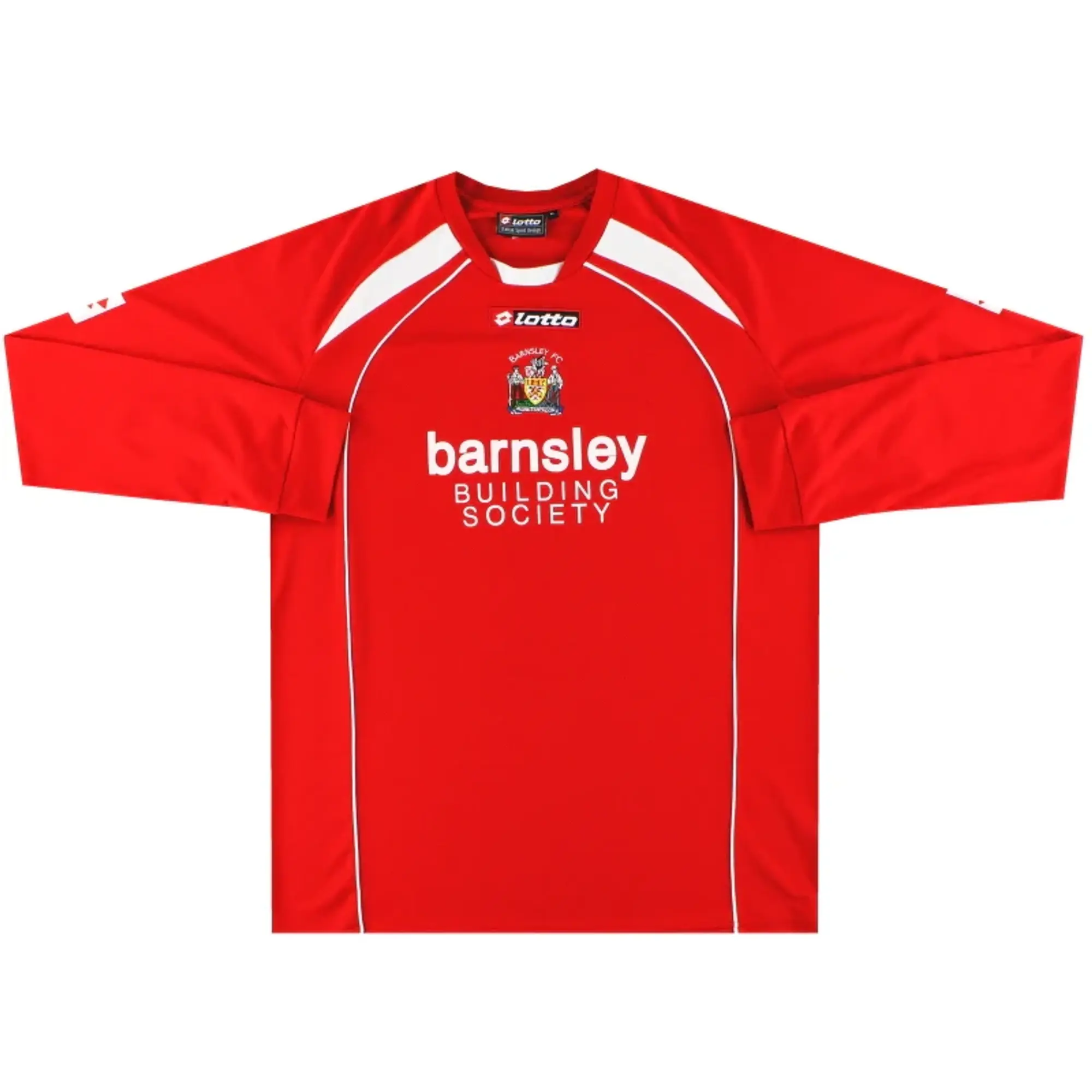 2008-09 Barnsley Lotto Home Shirt L/S XL - Barnsley / Excellent / XL