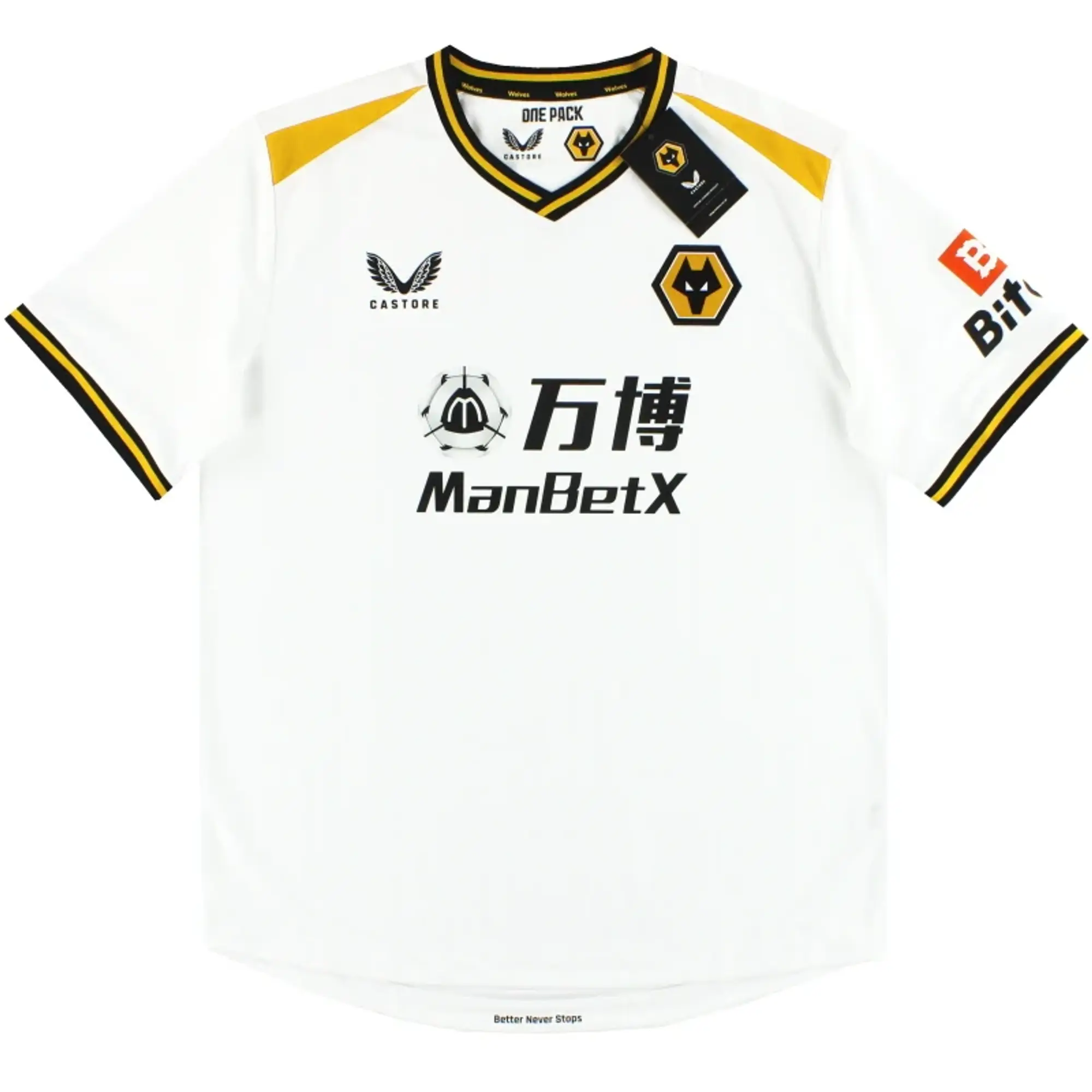 2021-22 Wolves Castore Third Shirt *w/tags* L - Wolves / w/tags / Large