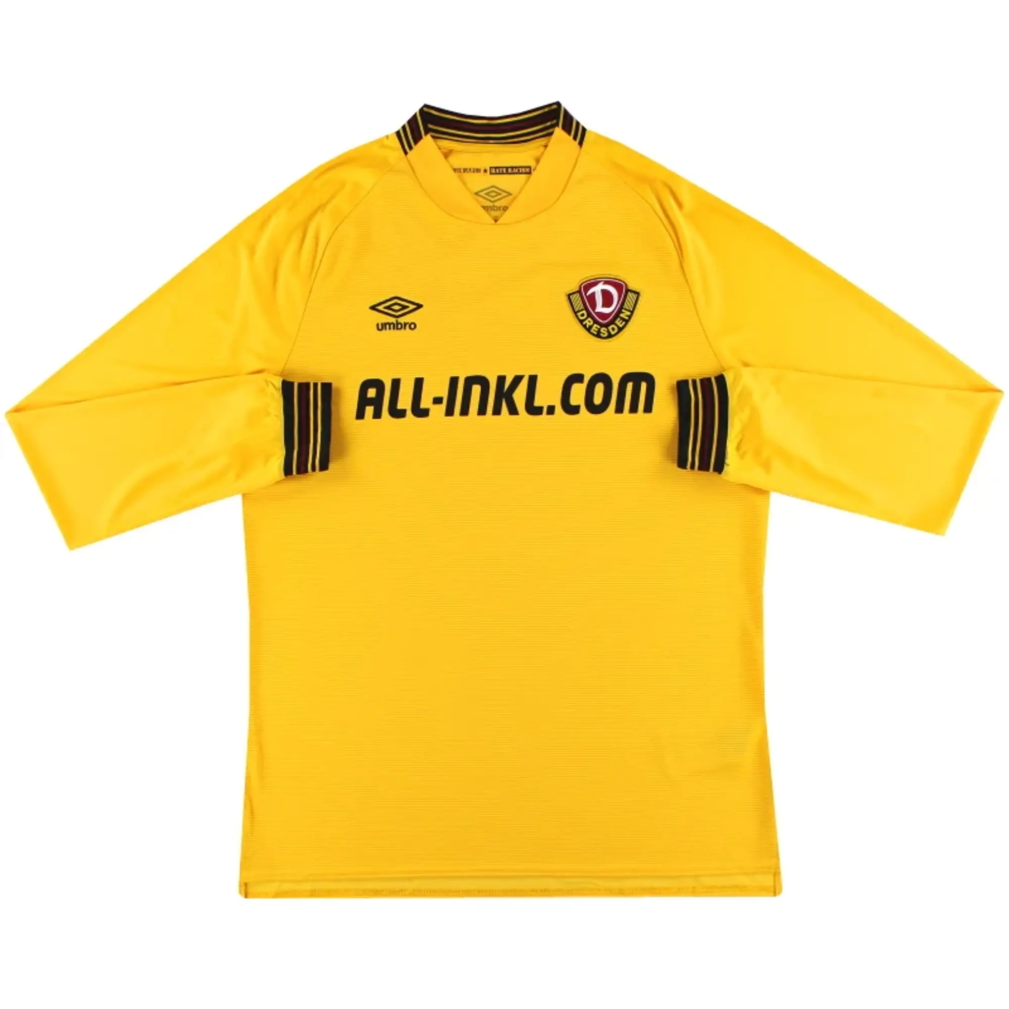 2022-23 Dynamo Dresden Umbro Home Shirt L/S *As New* - Other German Clubs / As New / Large
