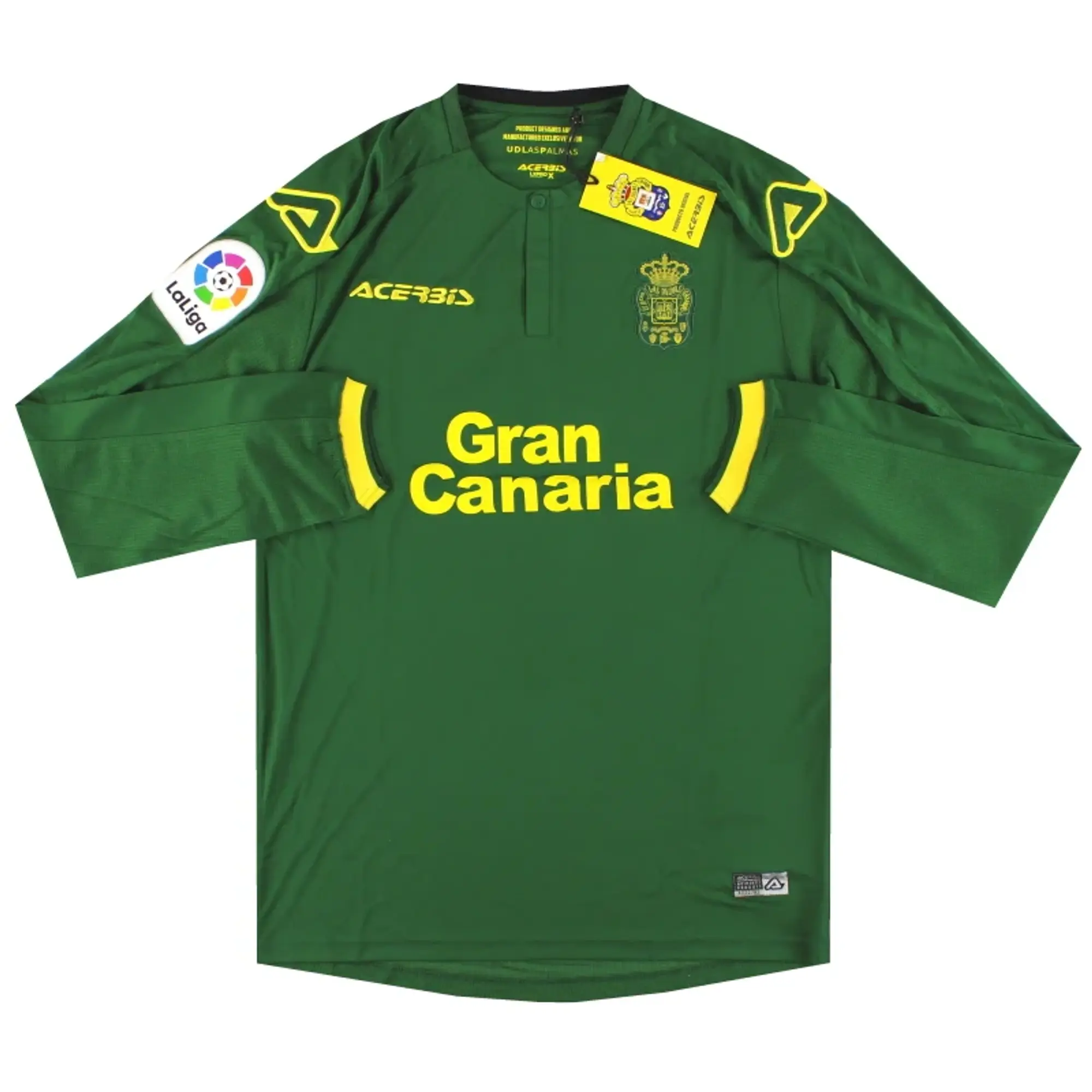 2018-19 Las Palmas Away Shirt L/S *BNIB* XL - Other Spanish Clubs / BNIB / XL