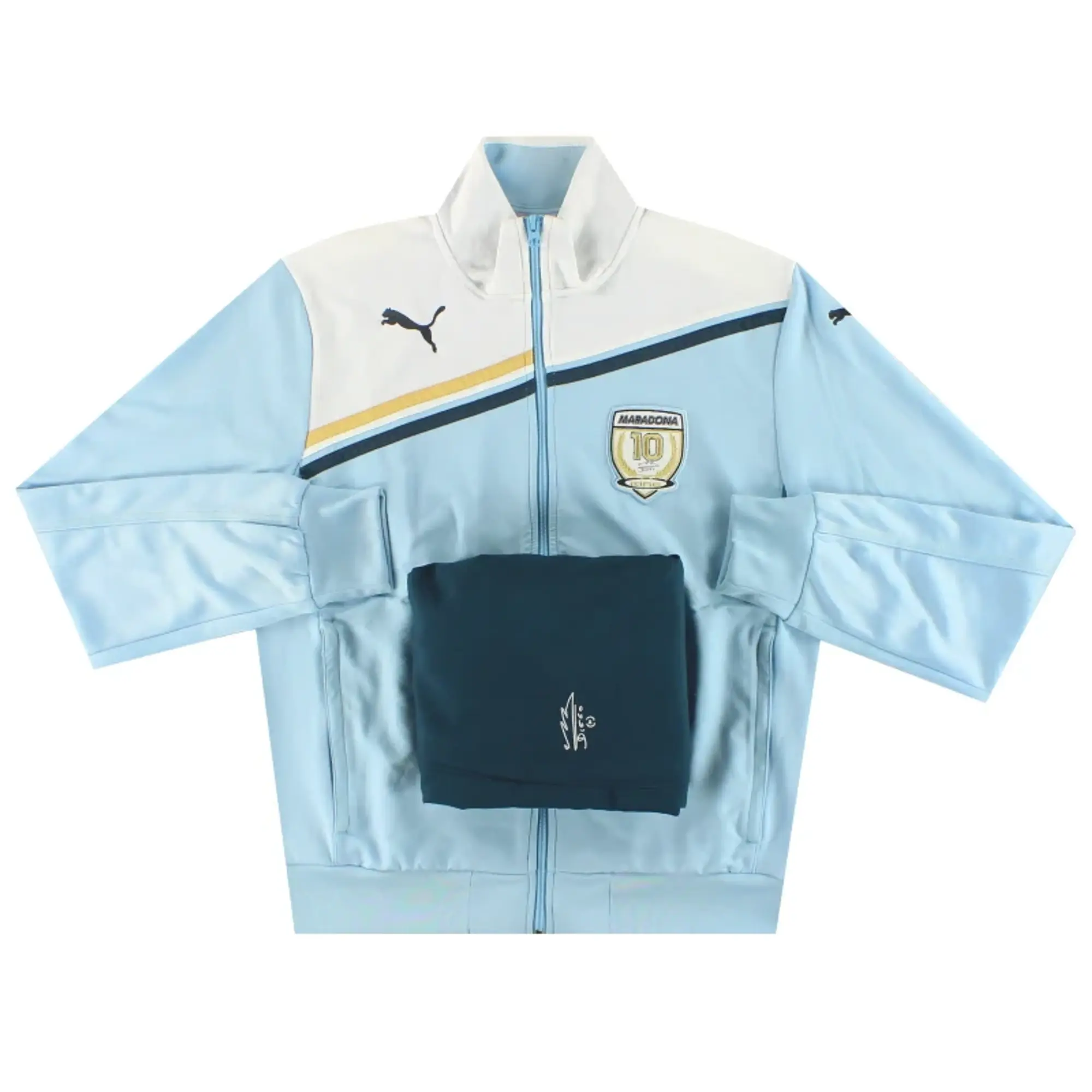 2010 Diego Maradona Puma King Tracksuit *As New* M - Argentina / As New / Medium