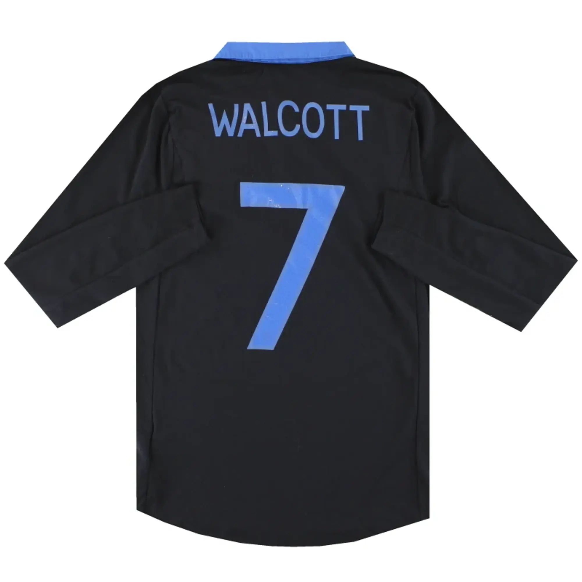 2011-12 England Umbro Away Shirt Walcott #7 L/S M - England / Excellent / Medium