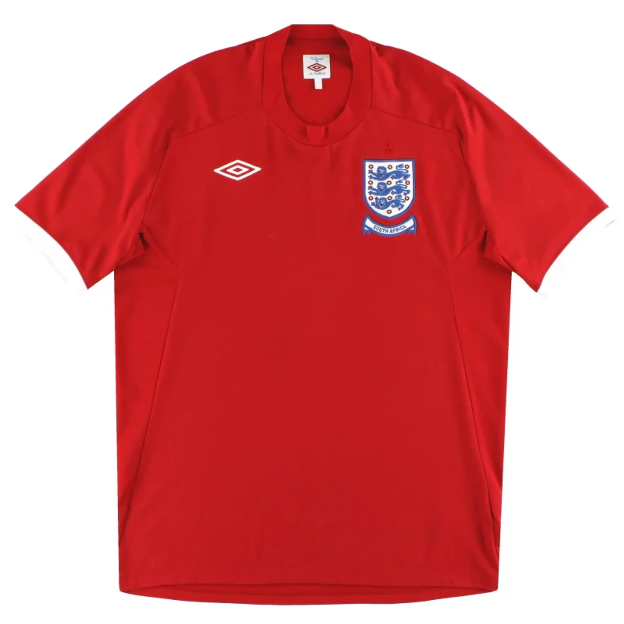2010 England Umbro 'South Africa' Away Shirt S - England / Excellent / Small