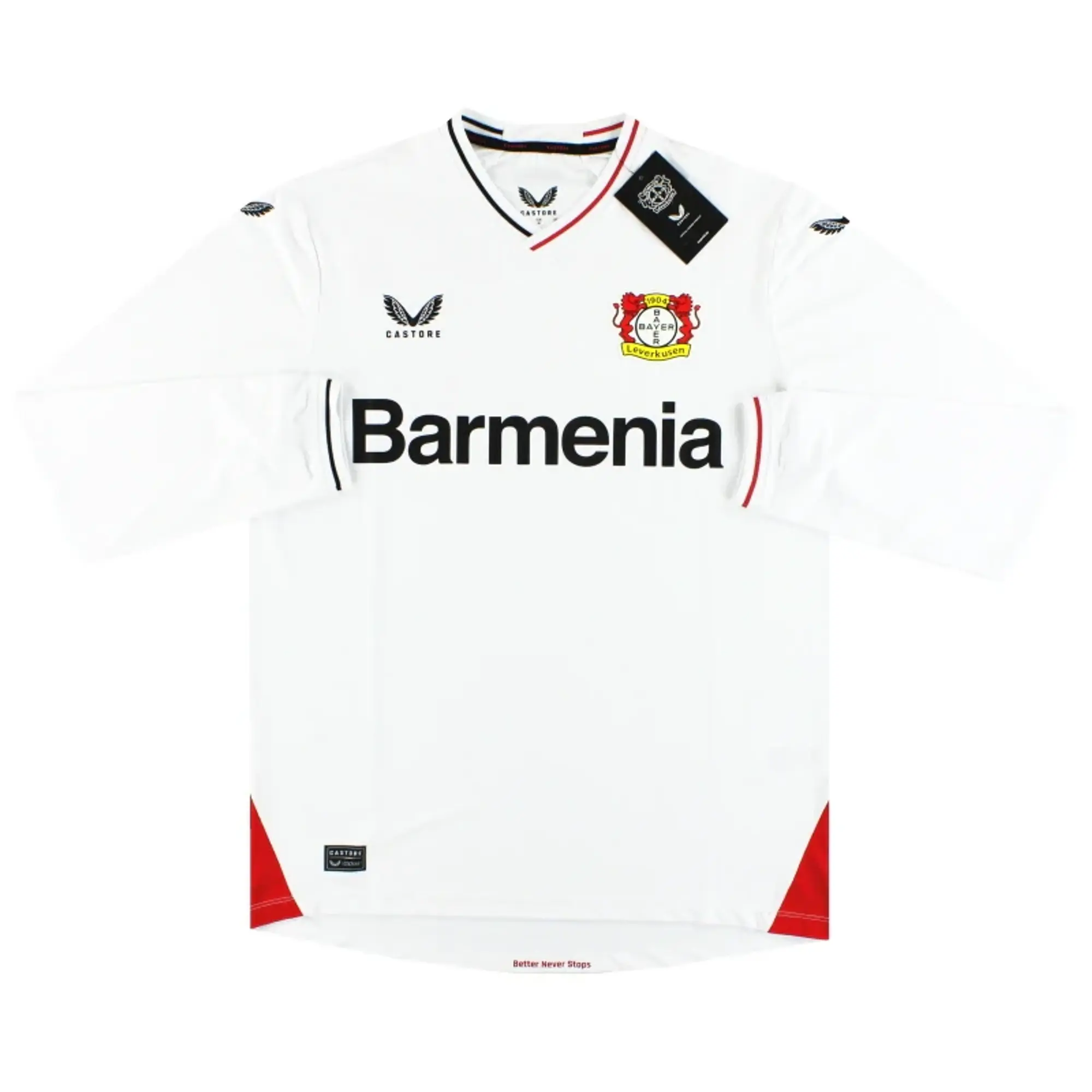 2022-23 Bayer Leverkusen Castore Pro Third Shirt L/S *w/tags* S - Bayer Leverkusen / w/tags / Small