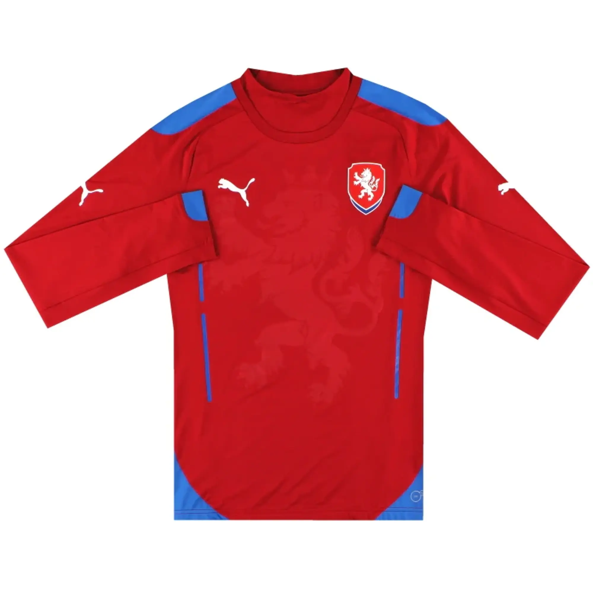 2014 Czech Republic Puma Authentic Sample Home Shirt L/S *As New* L - Czech Republic / As New / Large