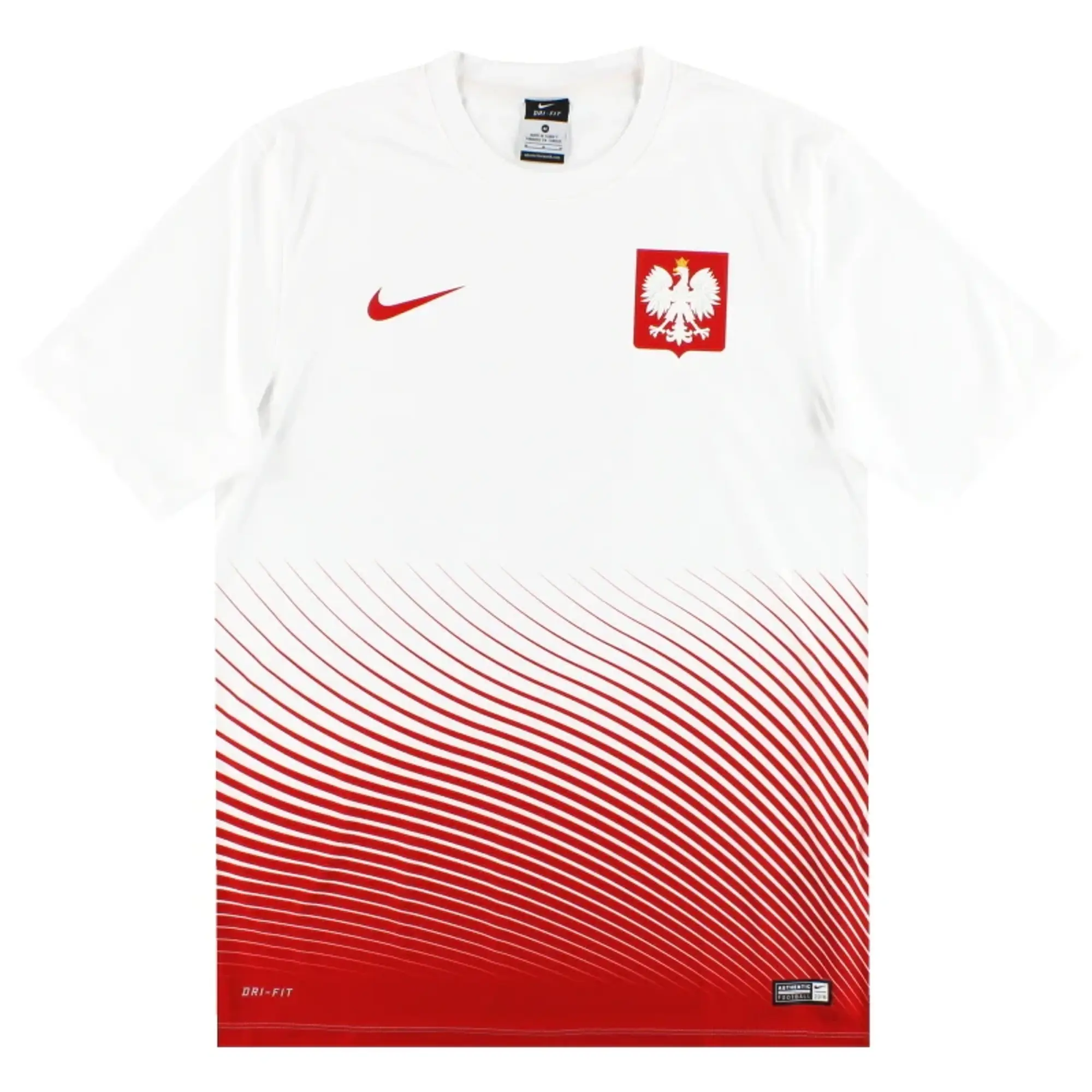 2016-17 Poland Nike Basic Sample Home Shirt *As New* M - Poland / As New / Medium