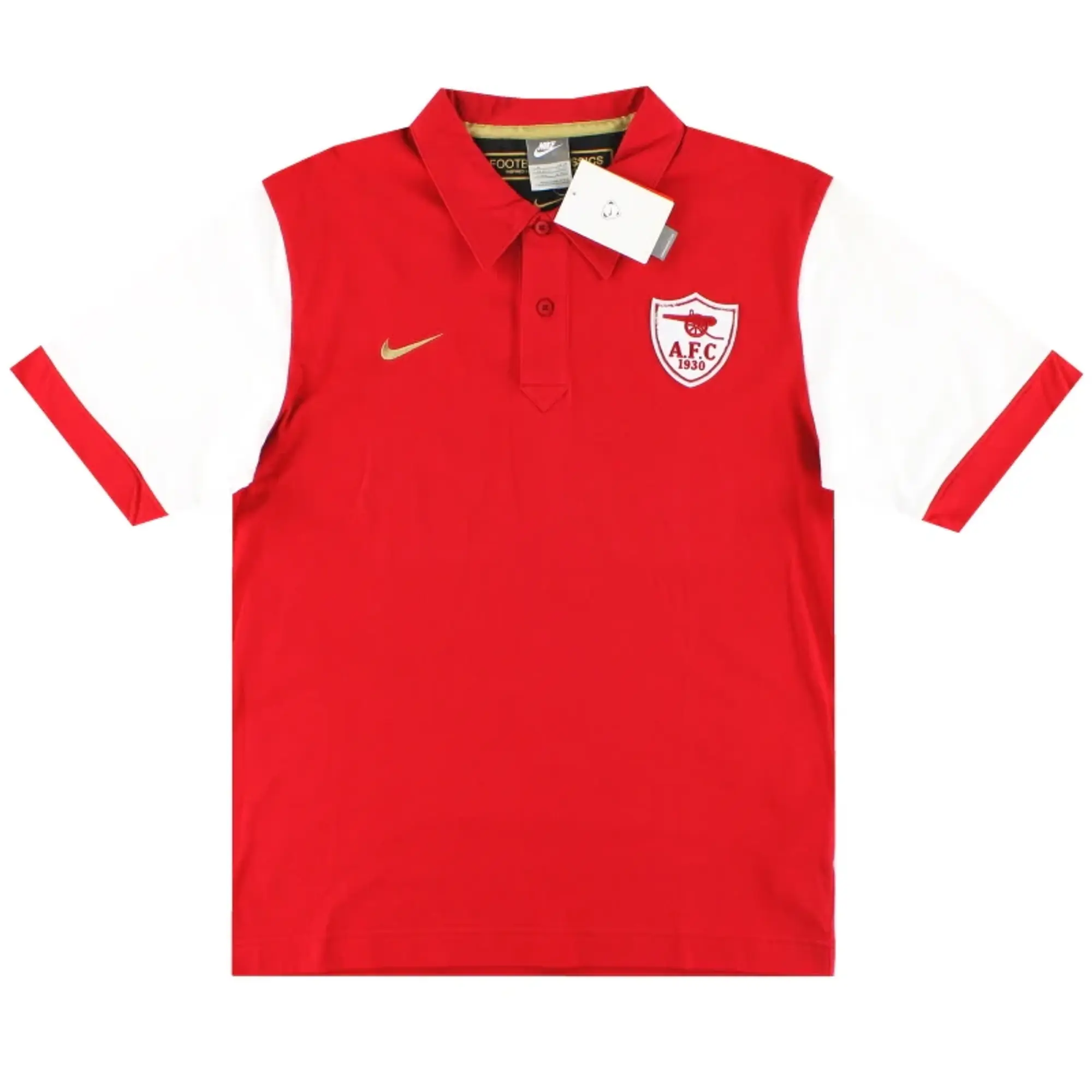 2007-08 Arsenal Nike Football Classics Polo Shirt *w/tags* M - Arsenal / w/tags / Medium