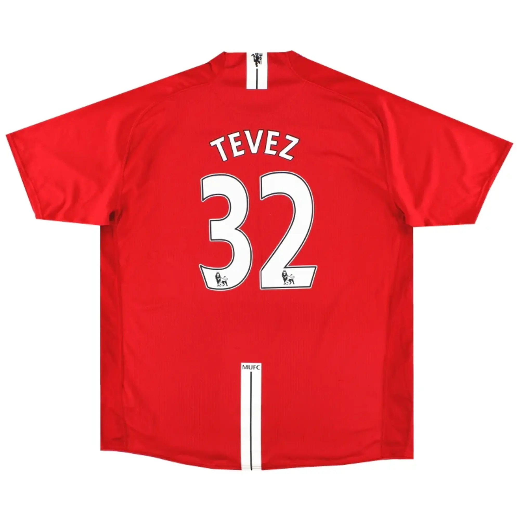 2007-08 Manchester United Nike Home Shirt Tevez #32 *Mint* XL - Manchester United / Mint / XL