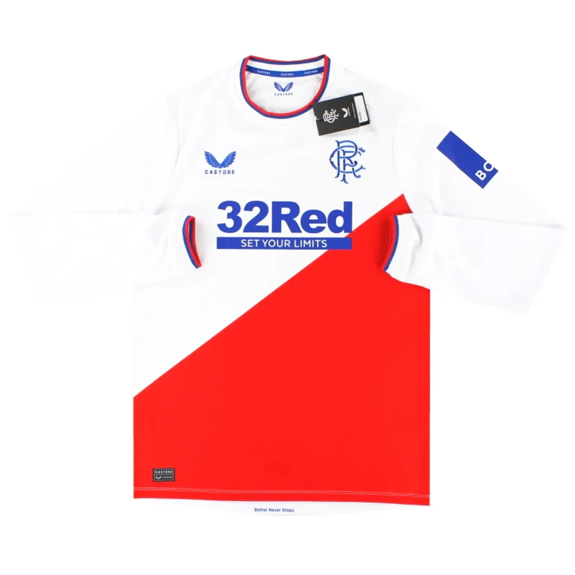 2022-23 Rangers Castore Away Shirt L/S *BNIB* L - Rangers / BNIB / Large