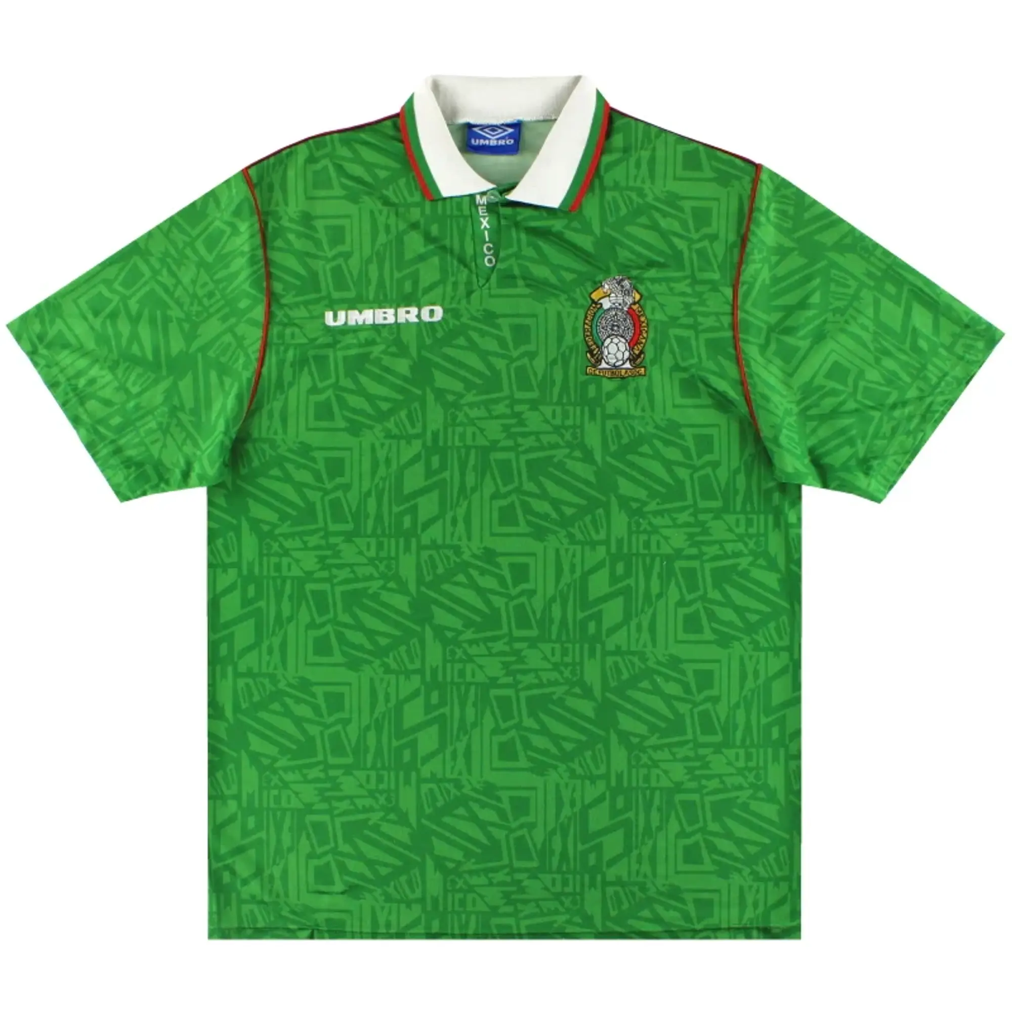 1994 Mexico Umbro Home Shirt M - Mexico / Excellent / Medium