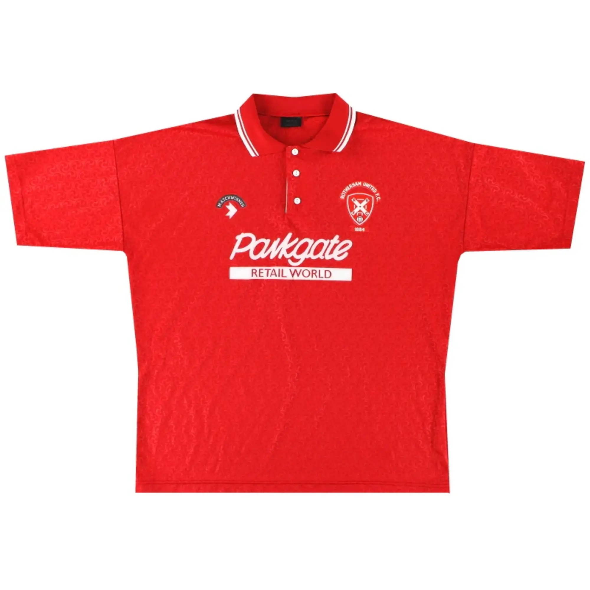 1991-93 Rotherham Matchwinner Home Shirt *Mint* XL - Rotherham United / Mint / XL
