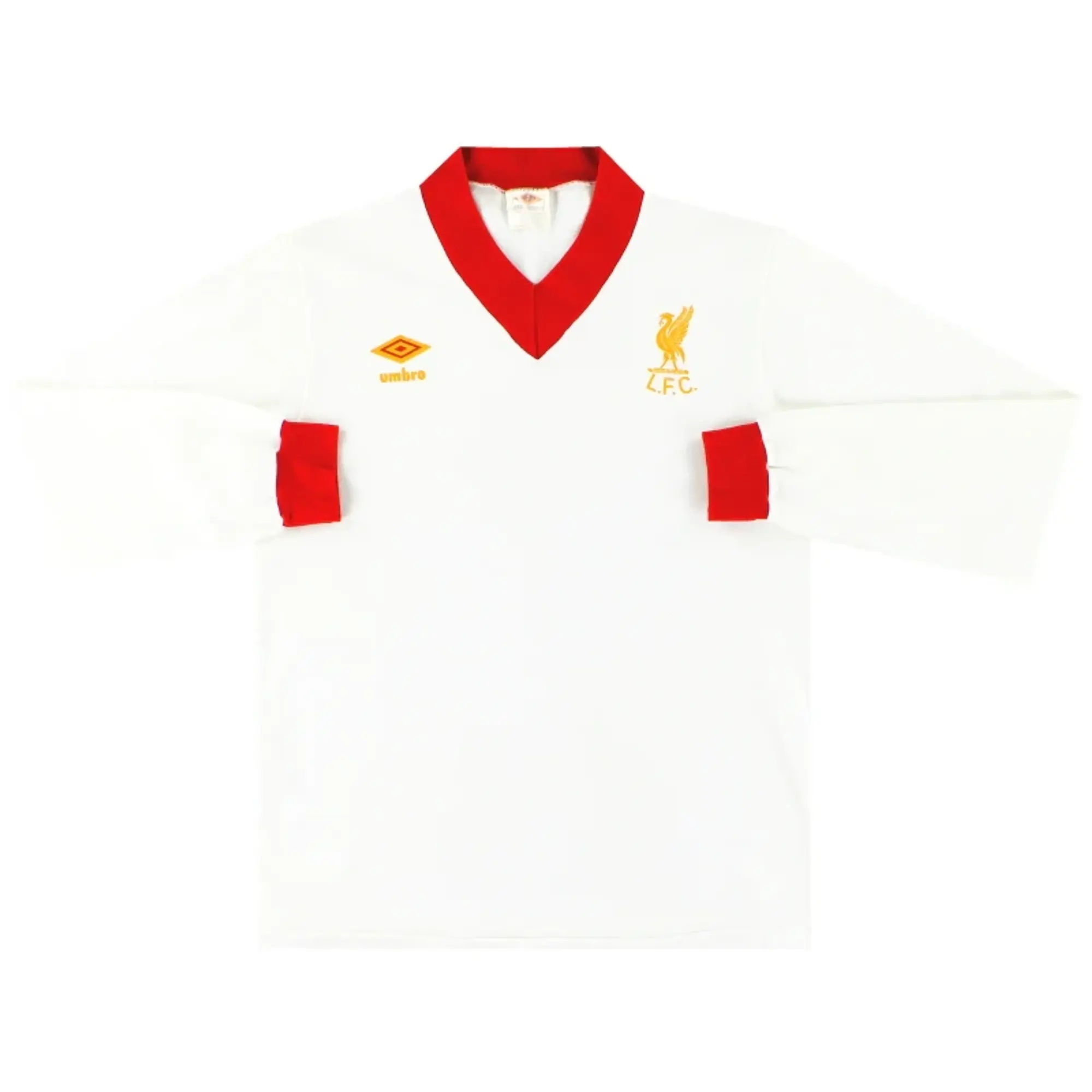 1976-82 Liverpool Umbro Away Shirt L/S M - Liverpool / Excellent / Medium