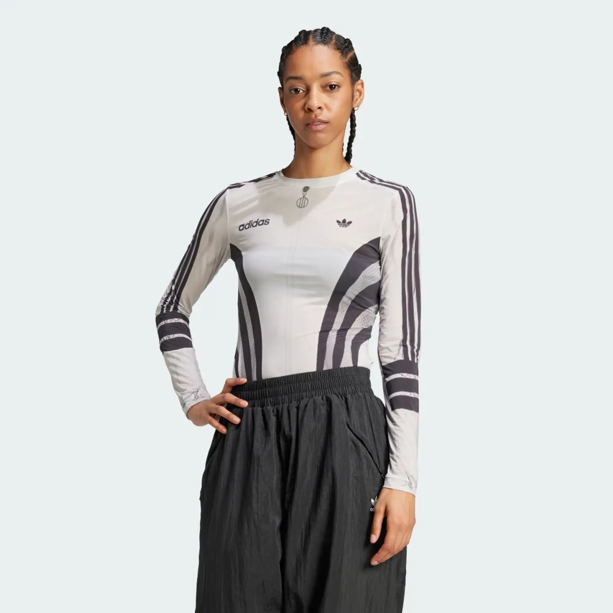 adidas Atlanta Sublimation Print Long Sleeve Long-Sleeve Top
