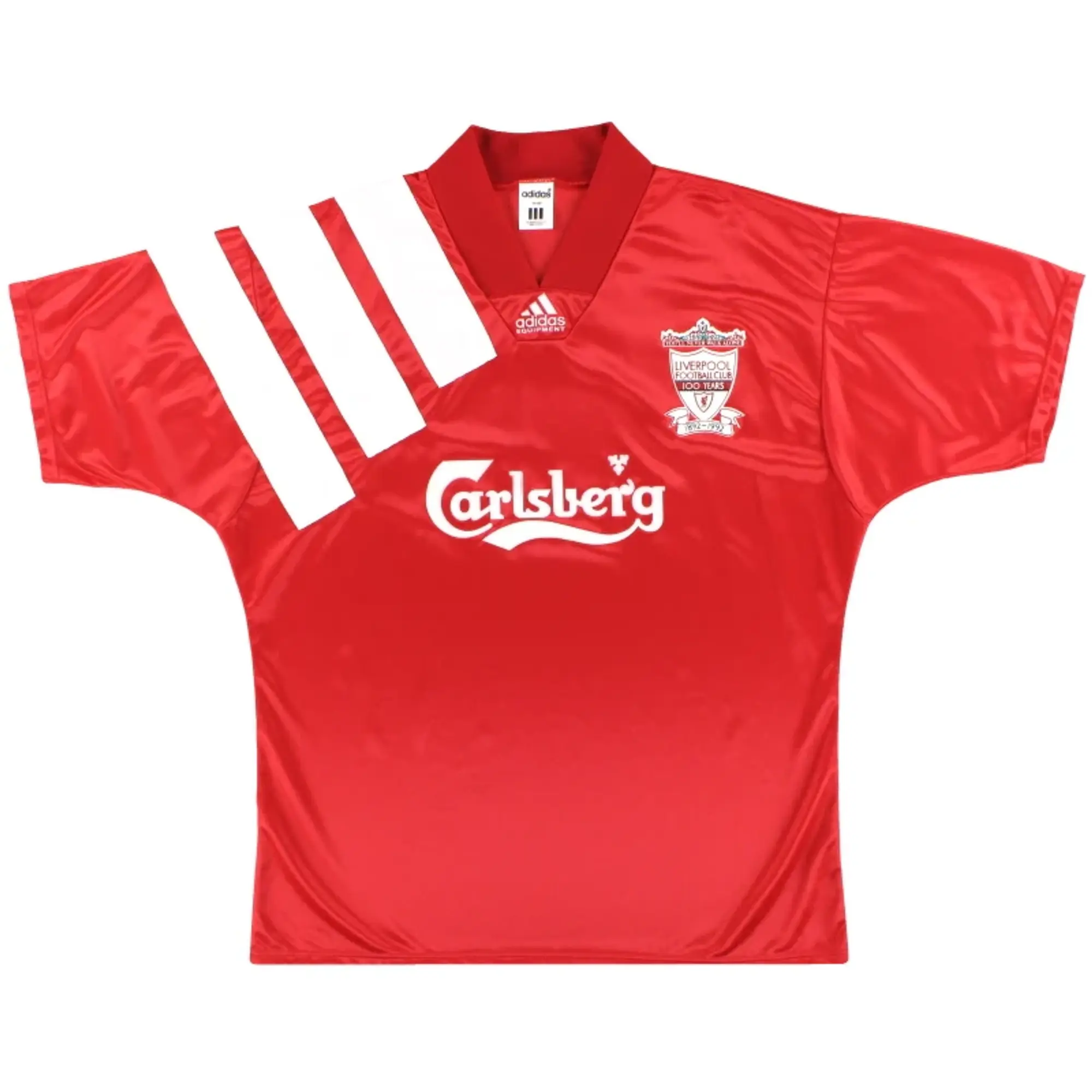 1992-93 Liverpool adidas Centenary Home Shirt M/L - Liverpool / Excellent / Medium/Large