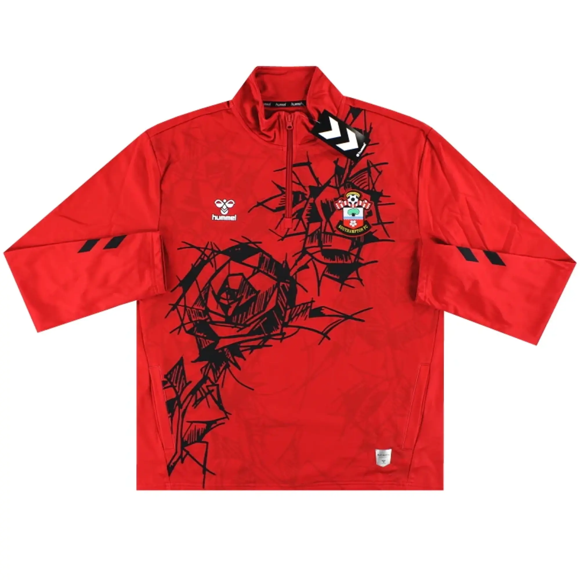 2023-24 Southampton Hummel 1/4 Zip Pre Match Top *BNIB* - Southampton / BNIB / Medium