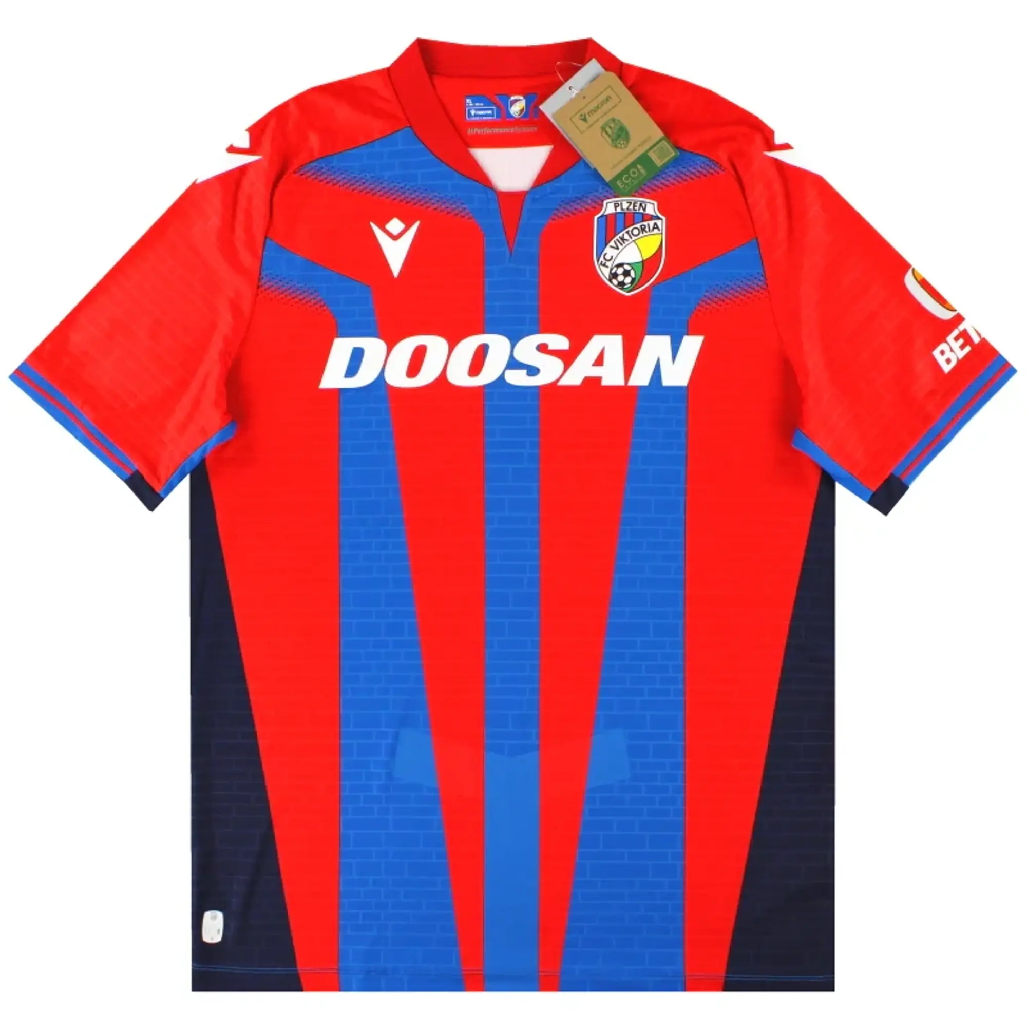2023-24 Viktoria Plzen Macron Home Shirt *w/tags* - Other European Clubs / w/tags / XL