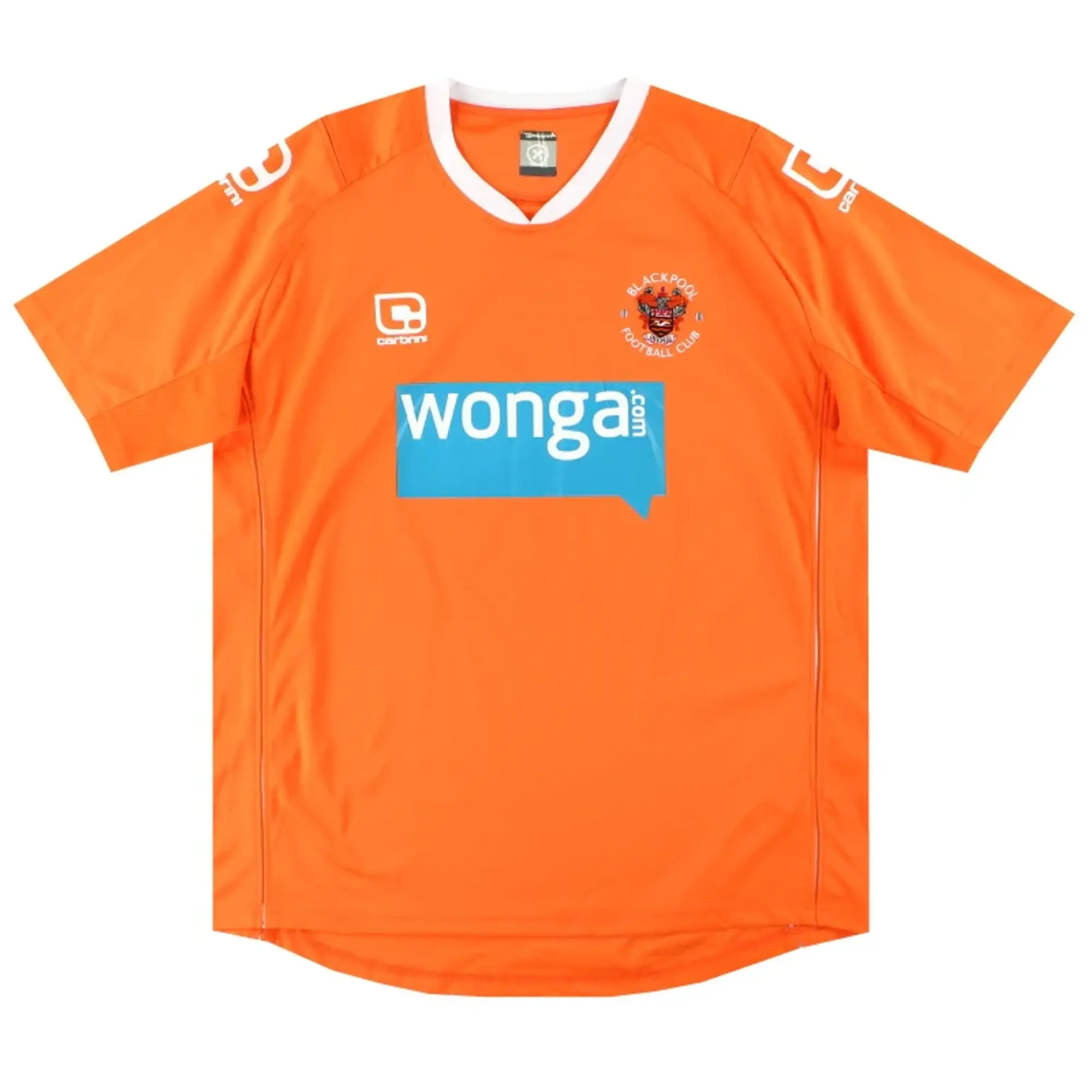 2010-11 Blackpool Carbrini Home Shirt XL - Blackpool / Excellent / XL