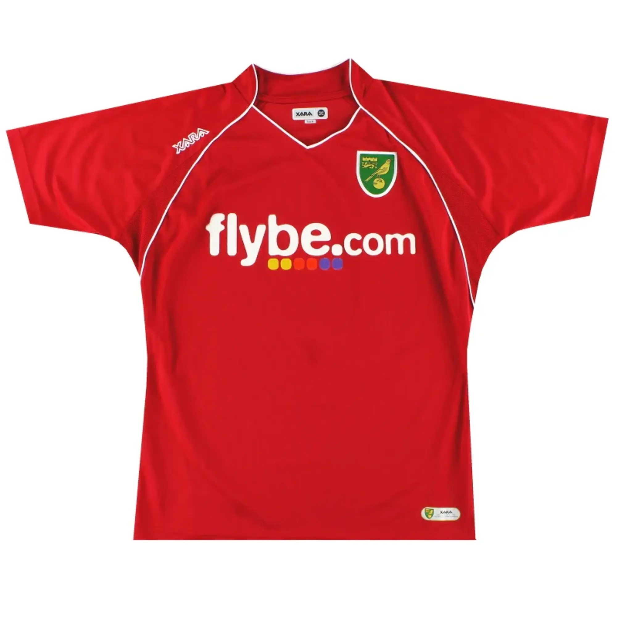 2007-08 Norwich City Xara Away Shirt L - Norwich City / Excellent / Large