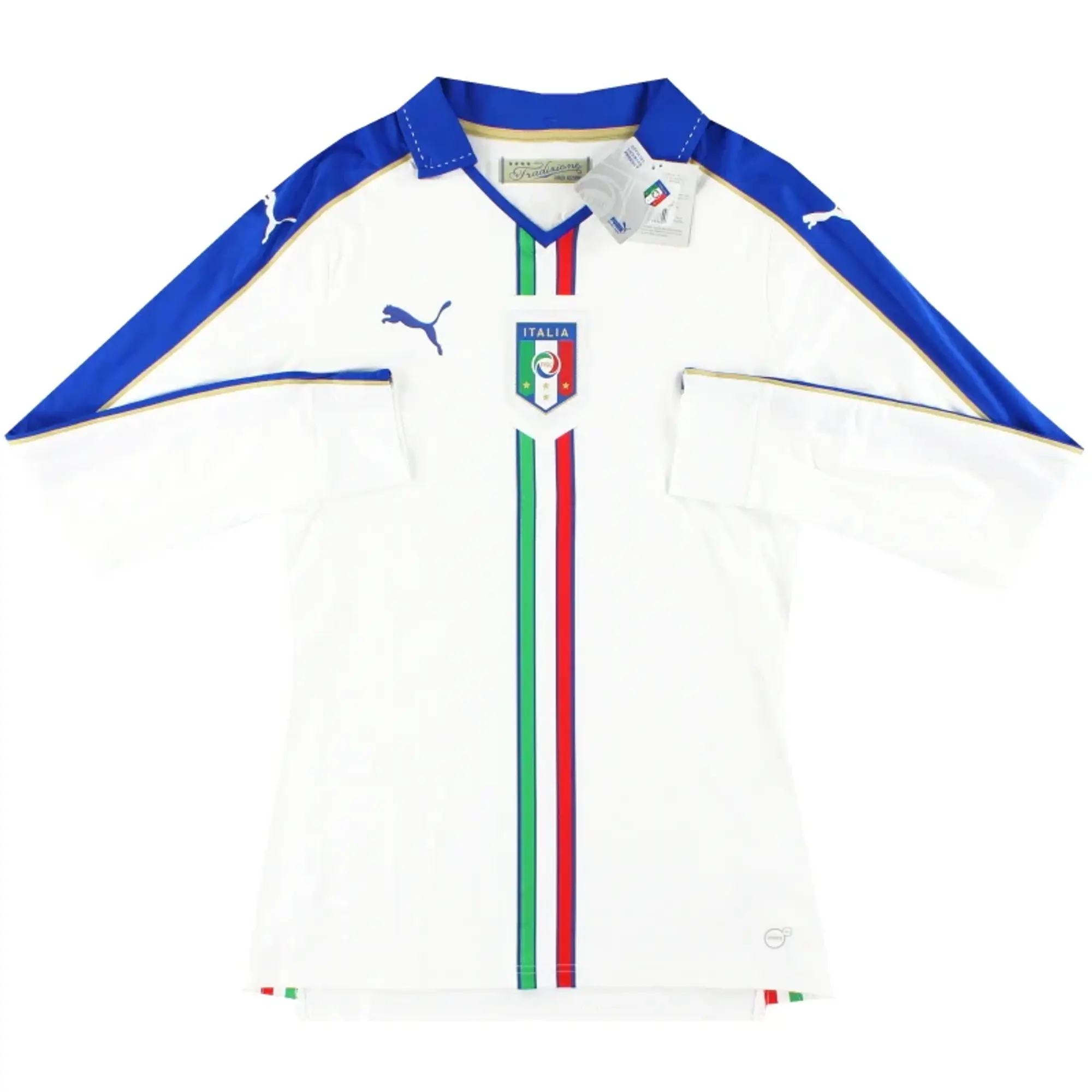 2015-16 Italy Player Issue Away Shirt *w/tags* L/S L - Italy / BNIB / Large