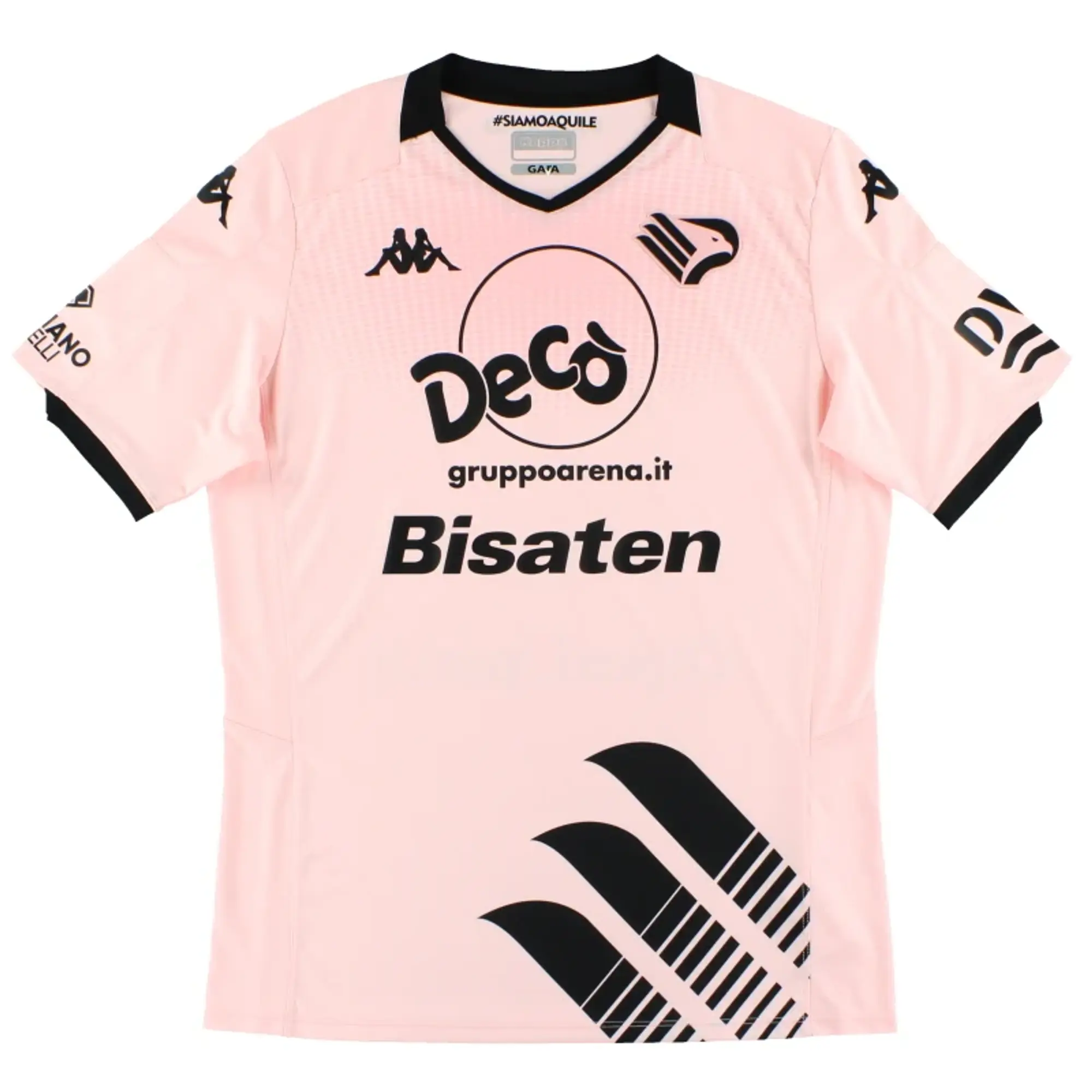 2019-20 Palermo Kappa Home Shirt *As New* Y - Other Italian Clubs / As New / Youth