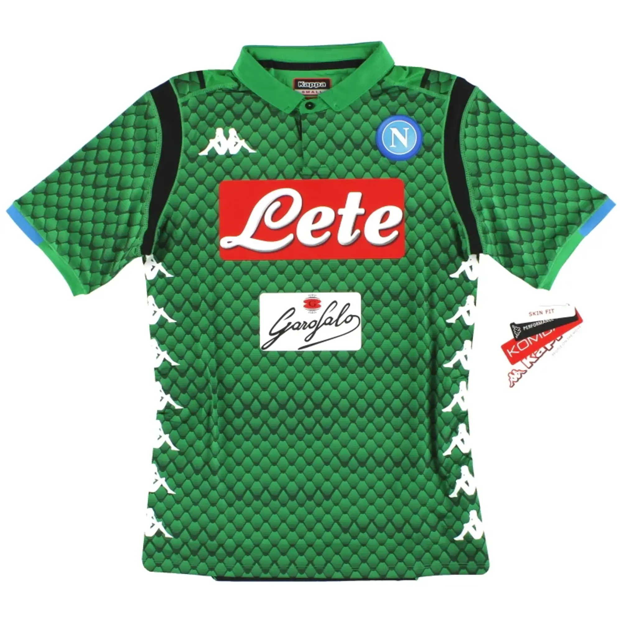 2018-19 Napoli Kappa Kombat Goalkeeper Shirt *w/tags* S - Napoli / w/tags / Small