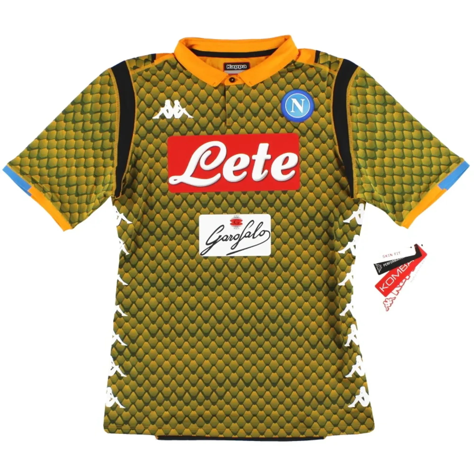 2018-19 Napoli Kappa Kombat Goalkeeper Shirt *w/tags* L - Napoli / w/tags / Large