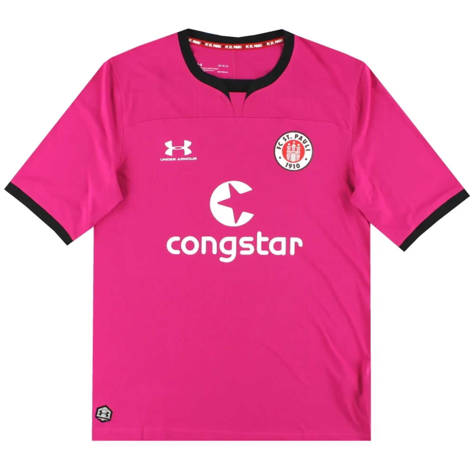 2018-19 FC St. Pauli Under Armour Goalkeeper Shirt *As New* L - Other German Clubs / As New / Large