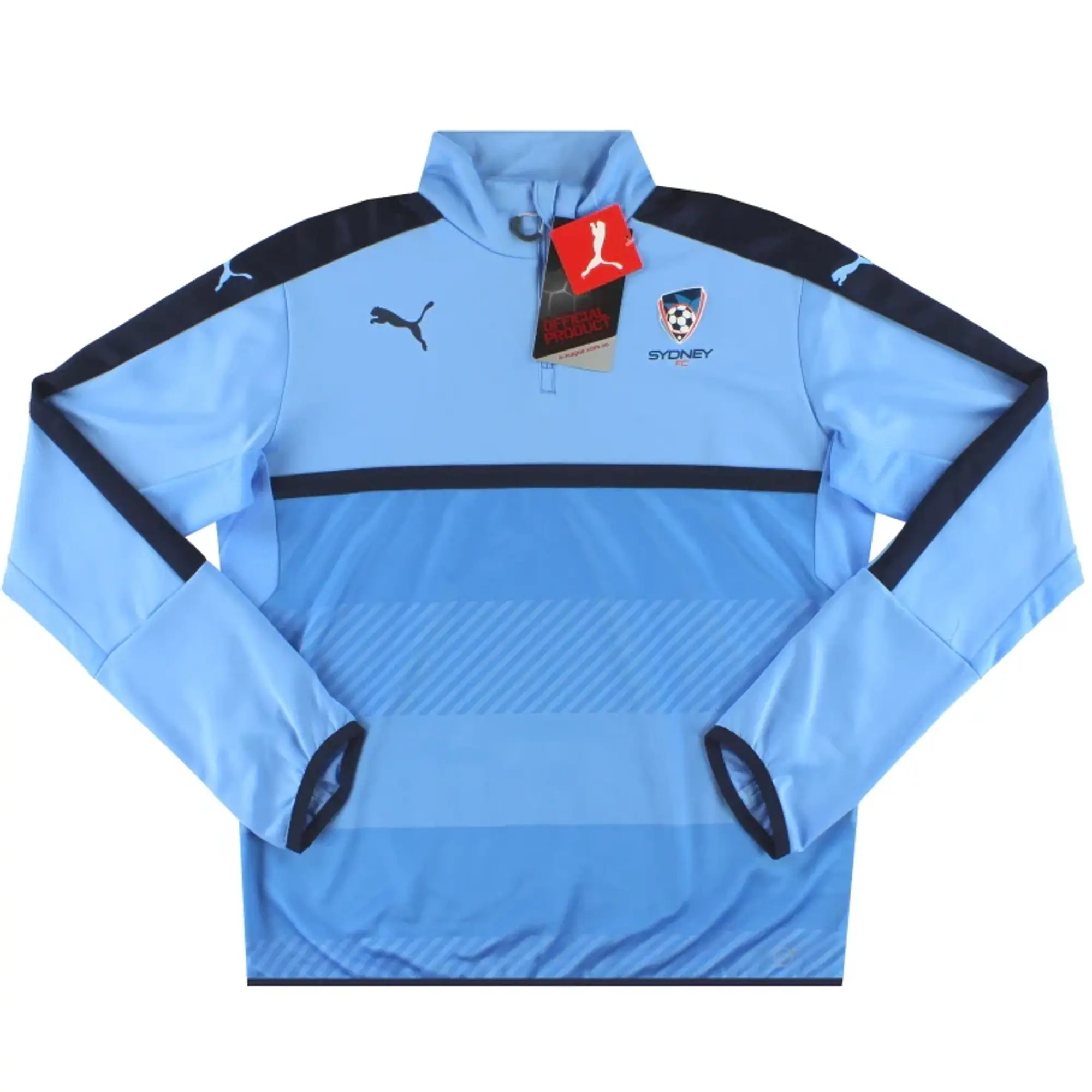 2017-18 Sydney FC Puma 1/4 Zip Training Top *w/tags* L - Other World Clubs / w/tags / Large
