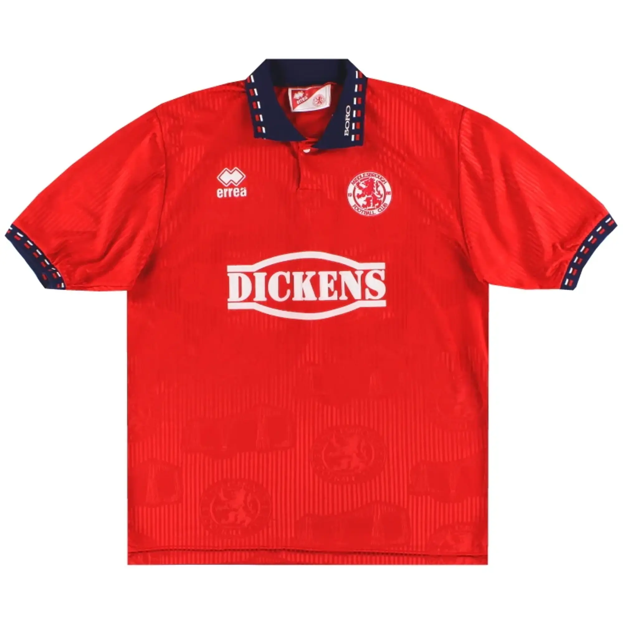 1994-95 Middlesbrough Errea Home Shirt L - Middlesbrough / Excellent / Large