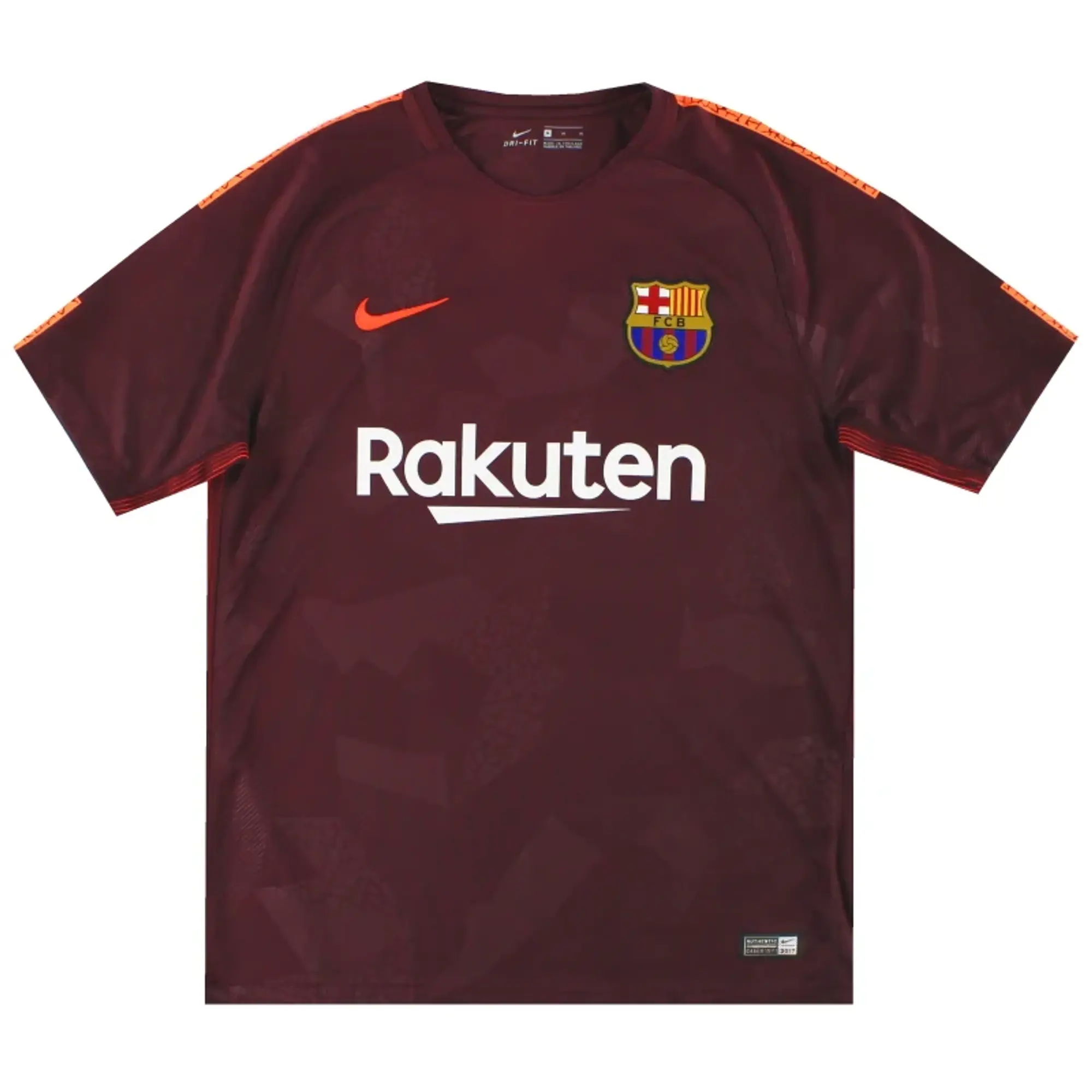 2017-18 Barcelona Nike Third Shirt M - Barcelona / Excellent / Medium