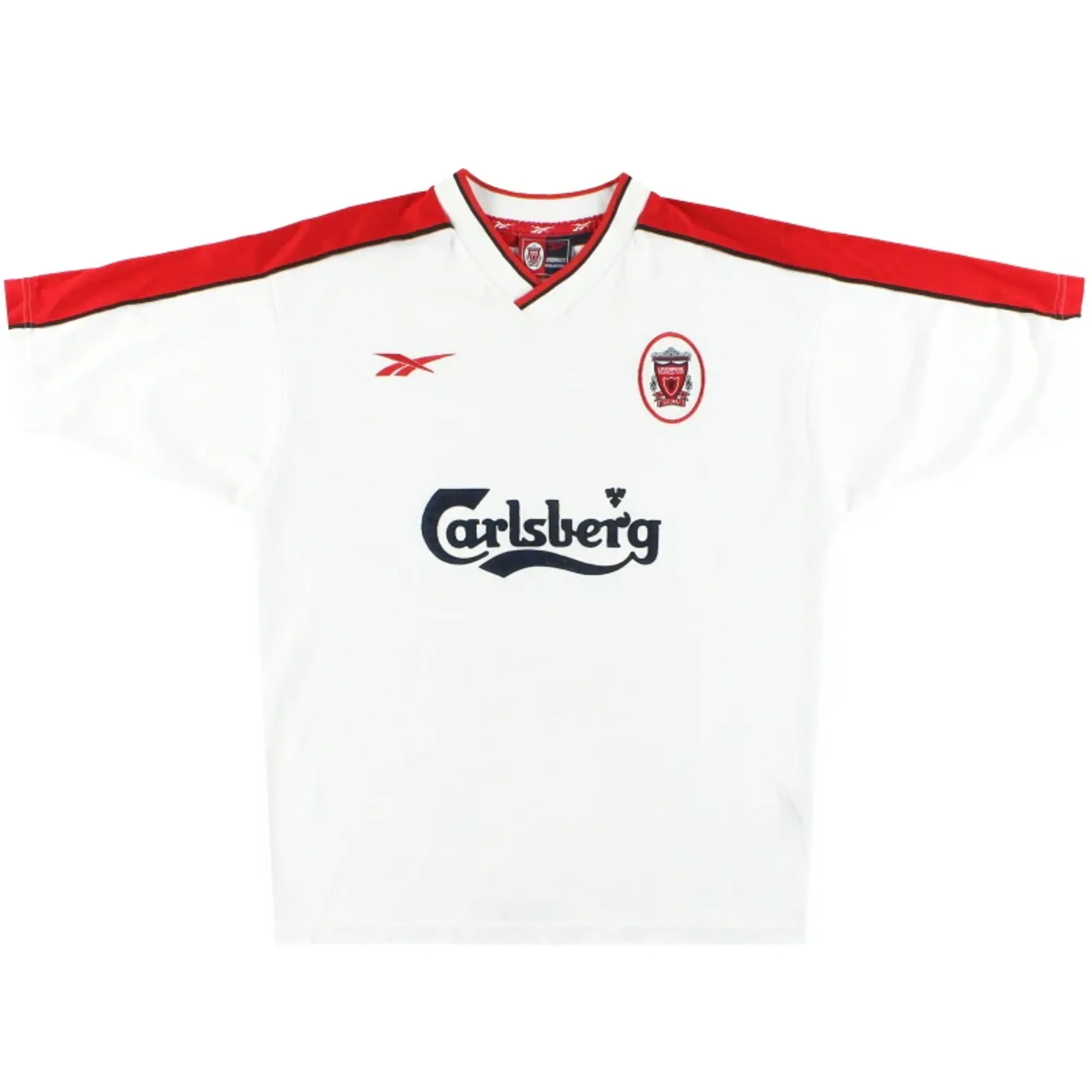 1998-99 Liverpool Reebok Away Shirt Y - Liverpool / Excellent / Youth