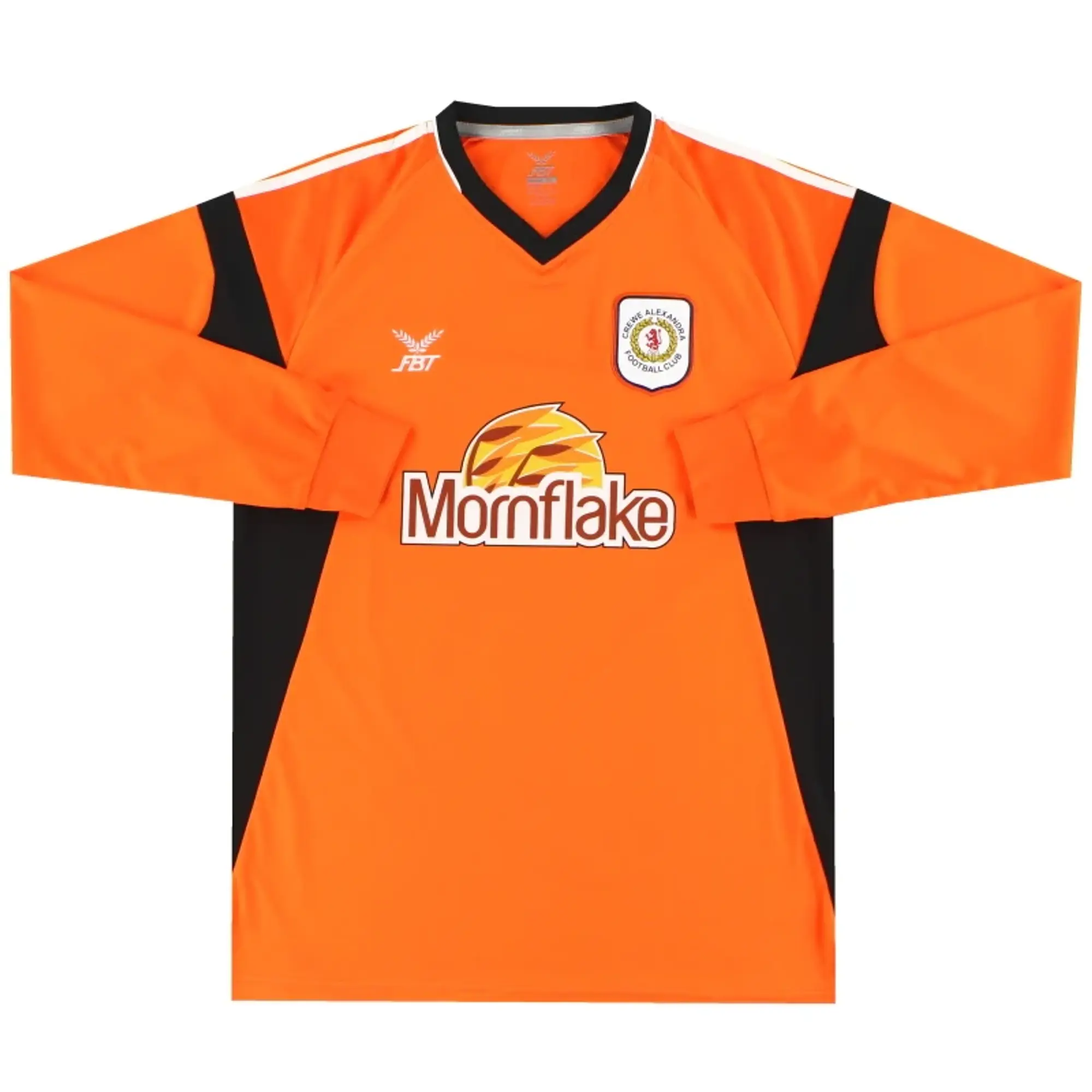 2017-18 Crewe Alexandra orange Goalkeeper Shirt L/S *As New* L - Crewe Alexandra / As New / Large