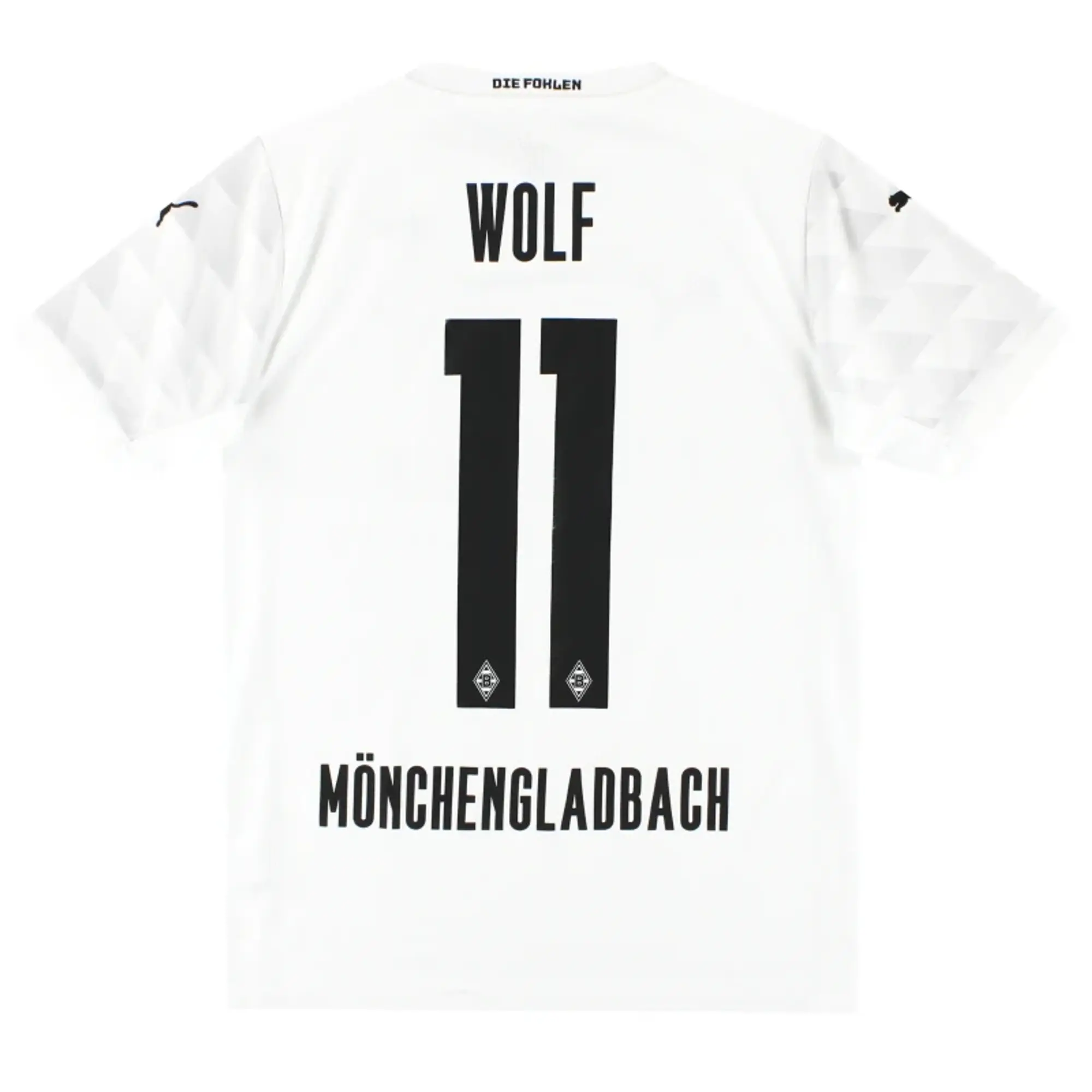 2020-21 Borussia Monchengladbach Puma '120 Year' Home Shirt Wolf #11 S - Borussia Monchengladbach / Excellent / Small