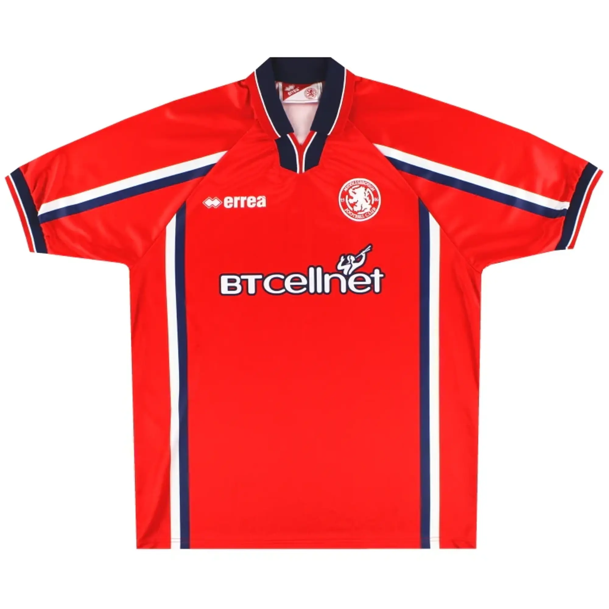 1999-00 Middlesbrough Errea Home Shirt M - Middlesbrough / Excellent / Medium